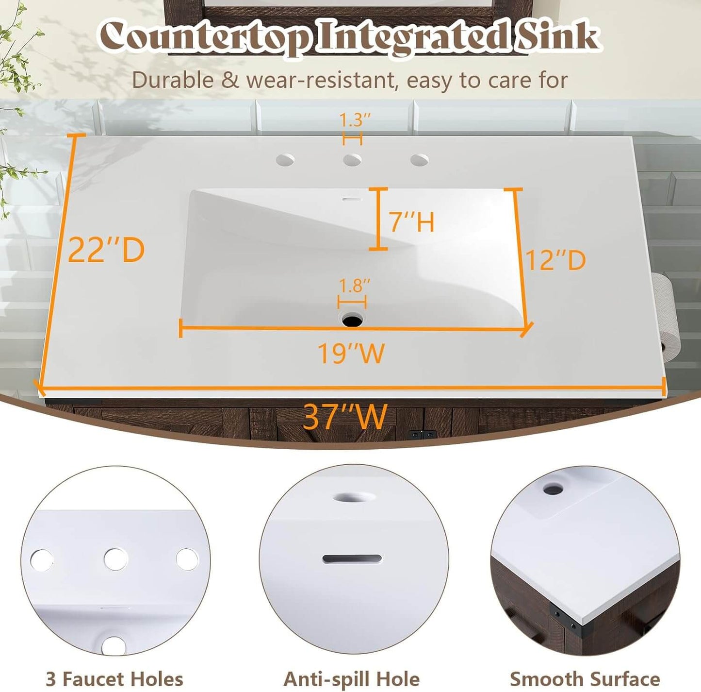 Calverton 36" Bathroom Vanity