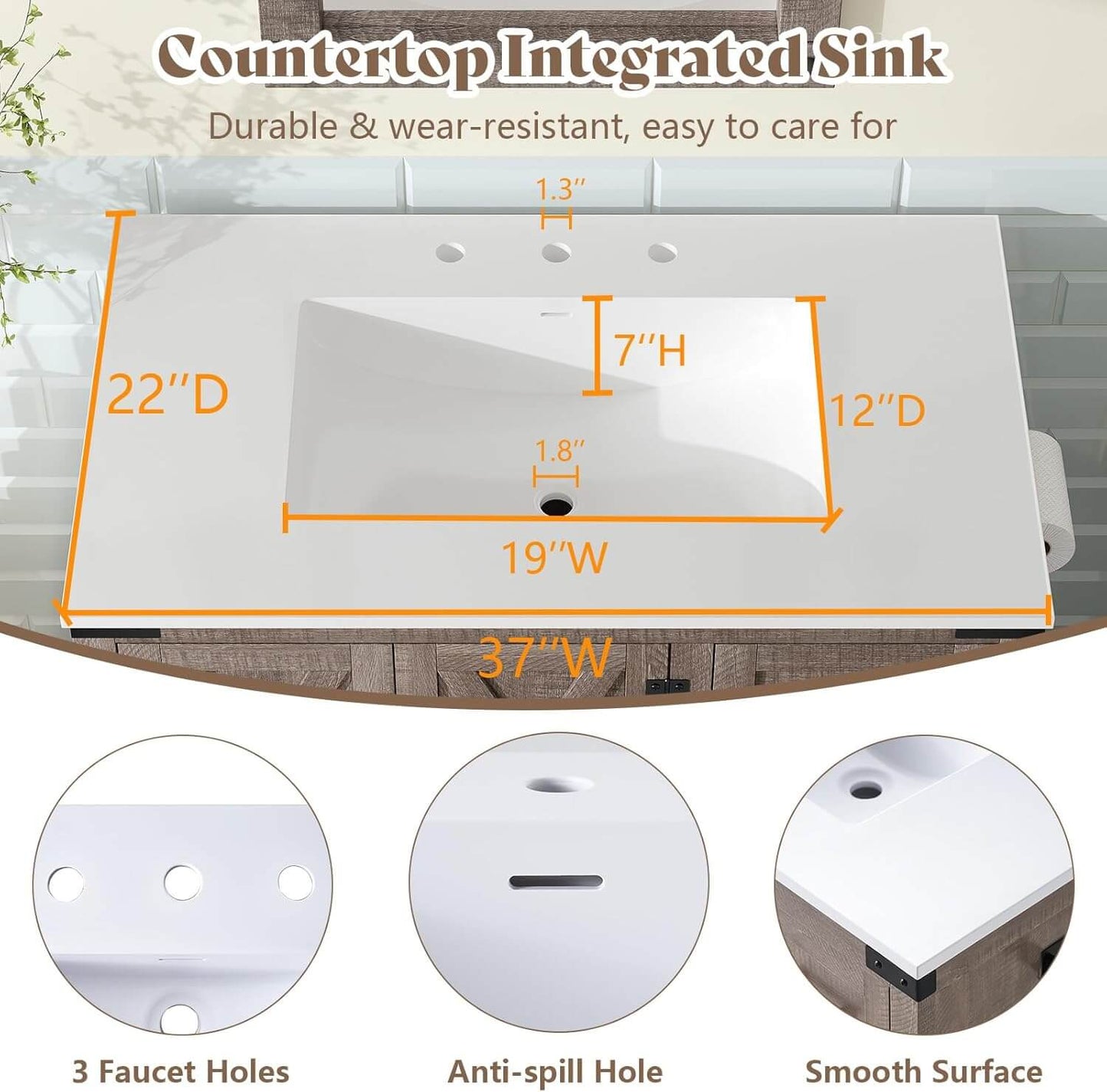Calverton 36" Bathroom Vanity