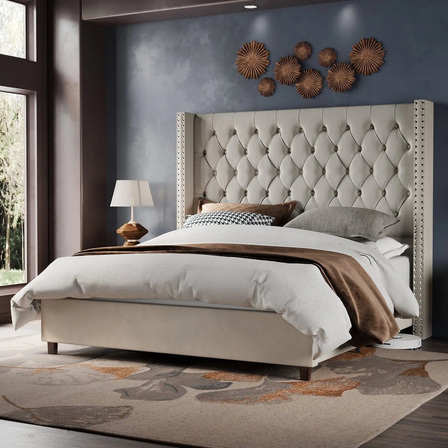 Farfalle 61.4" Bed Frame