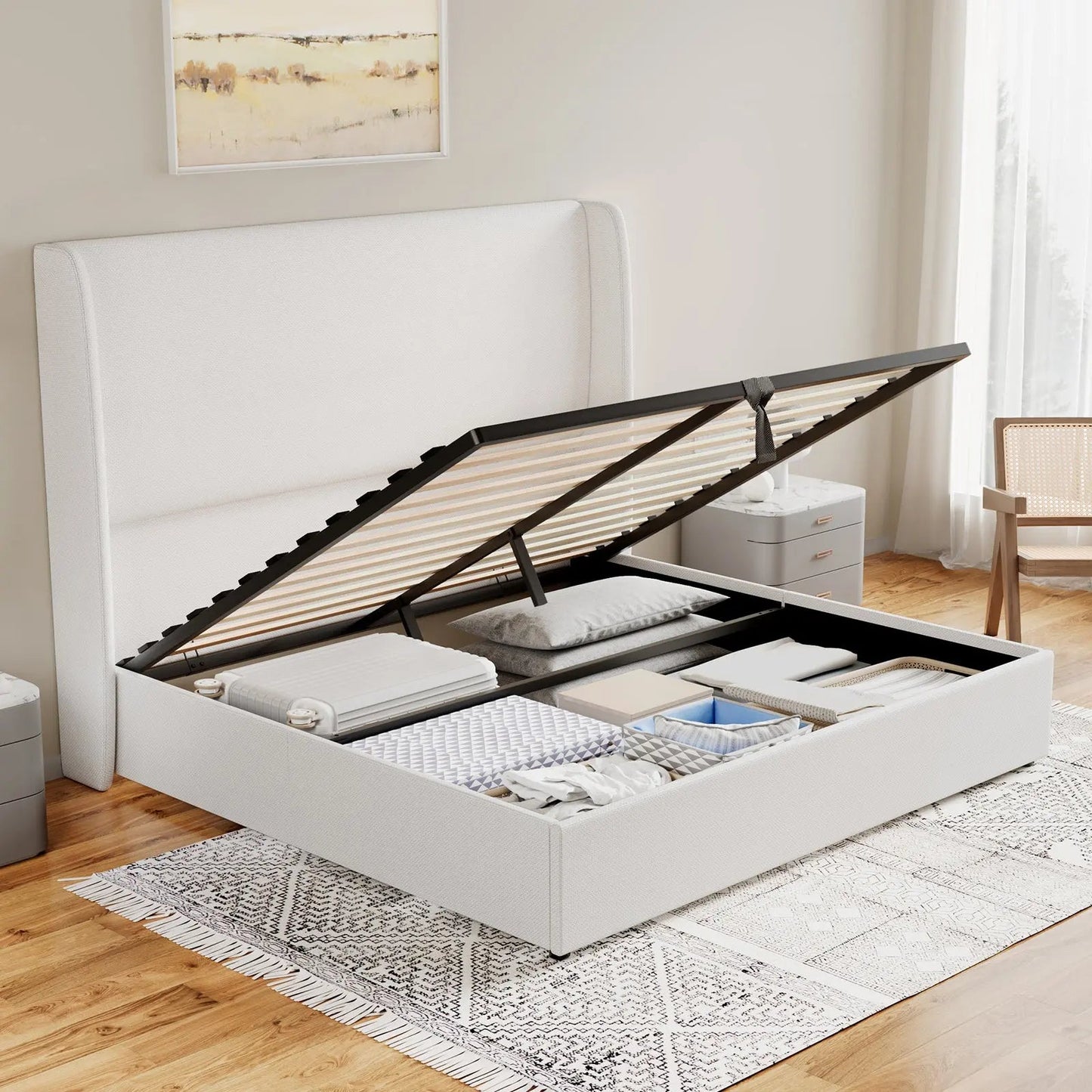 Slate Lift Storage Bed