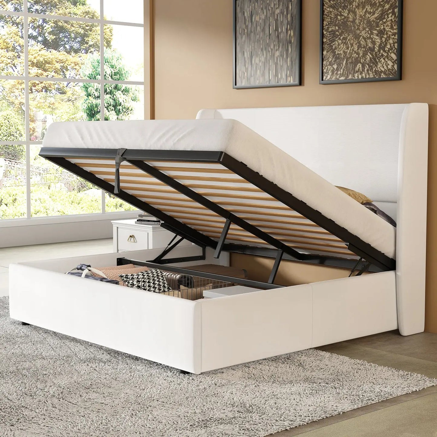 Slate Lift Storage Bed