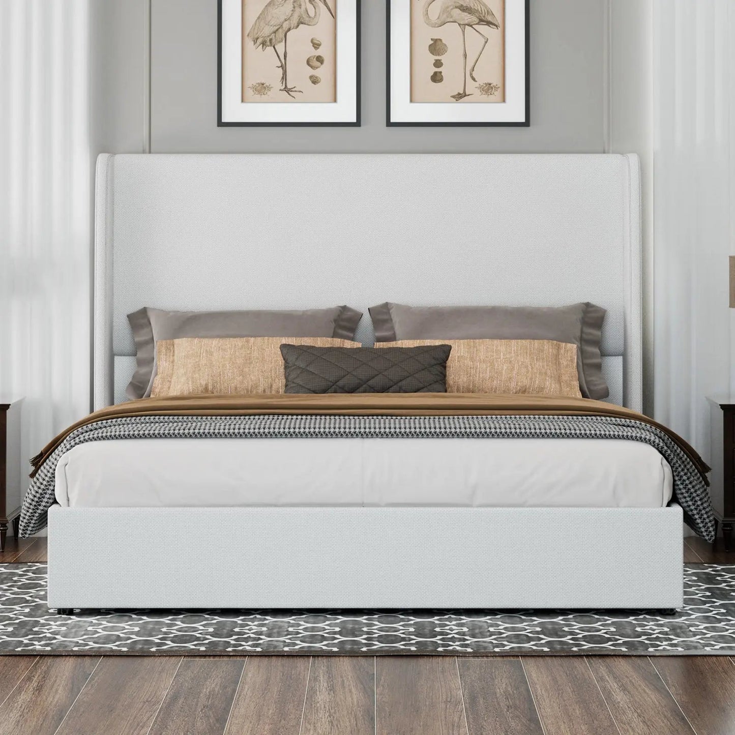 Slate Lift Storage Bed