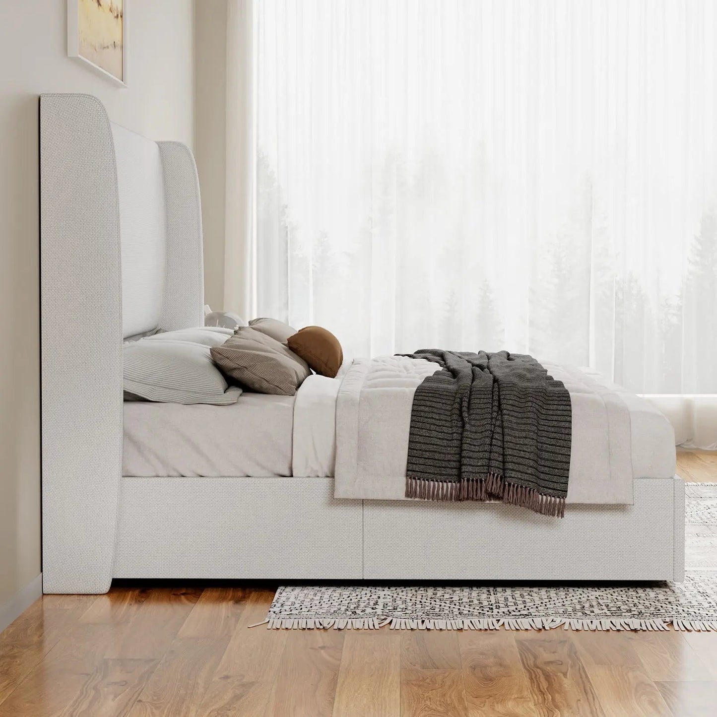 Slate Lift Storage Bed