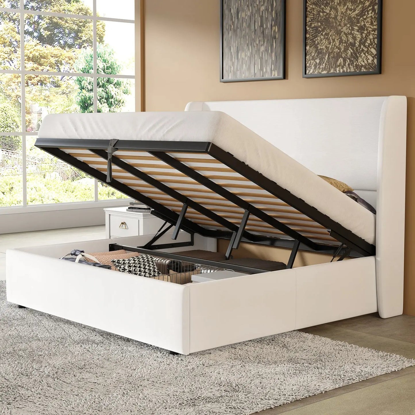 Slate Lift Storage Bed