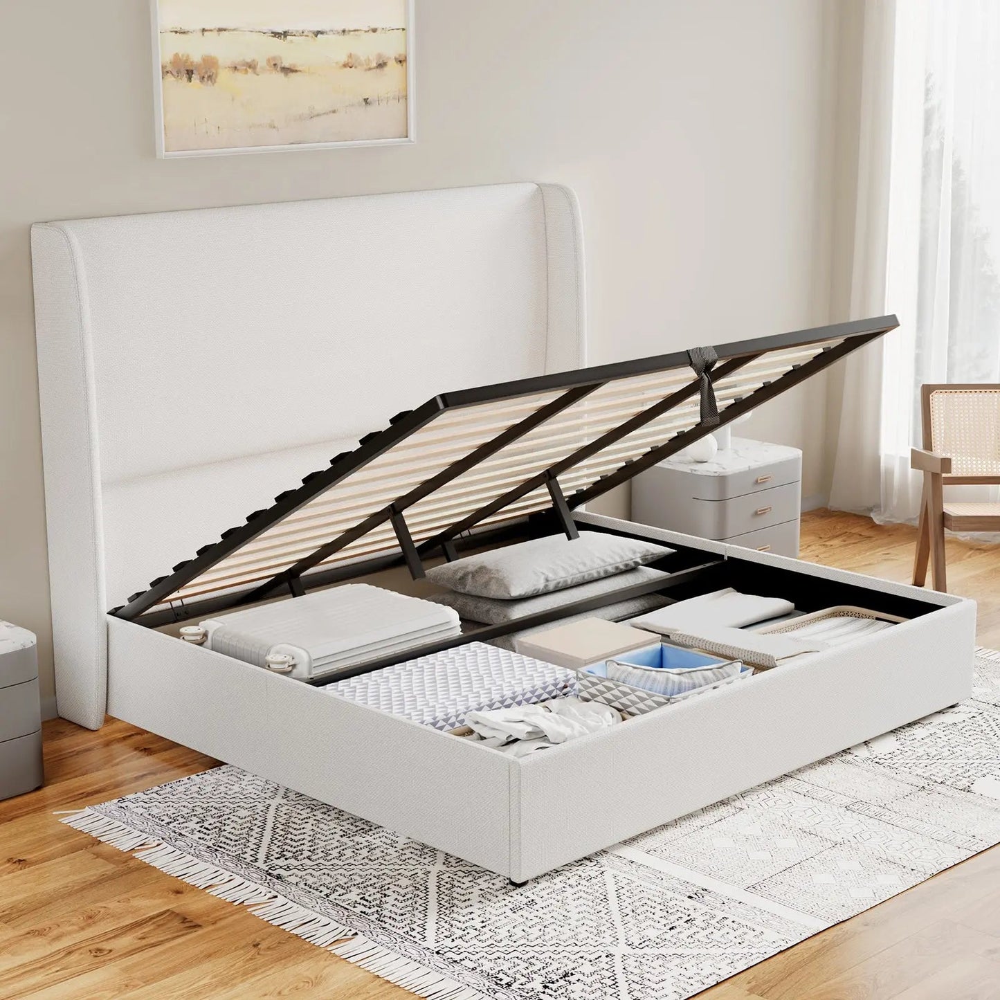 Slate Lift Storage Bed