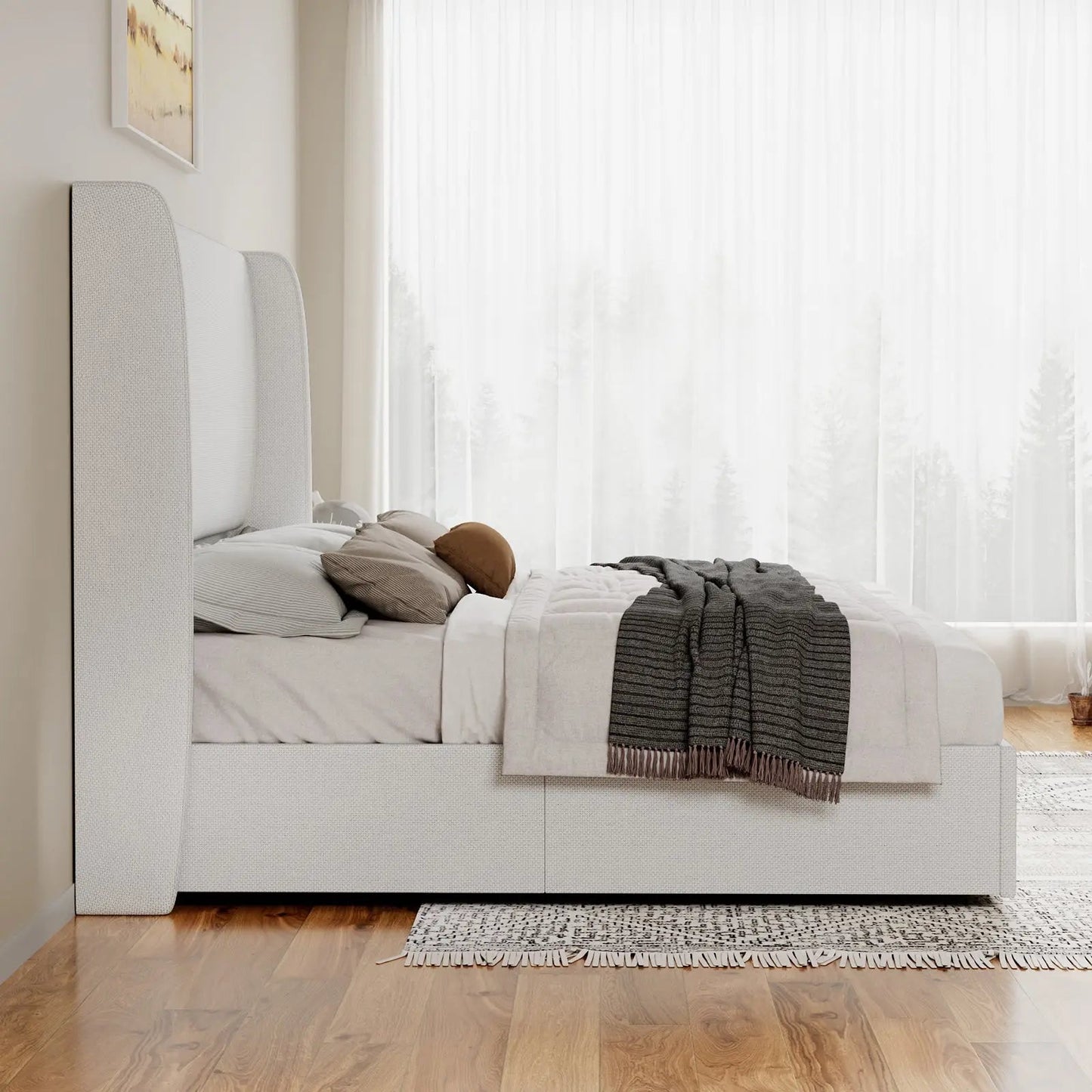 Slate Lift Storage Bed