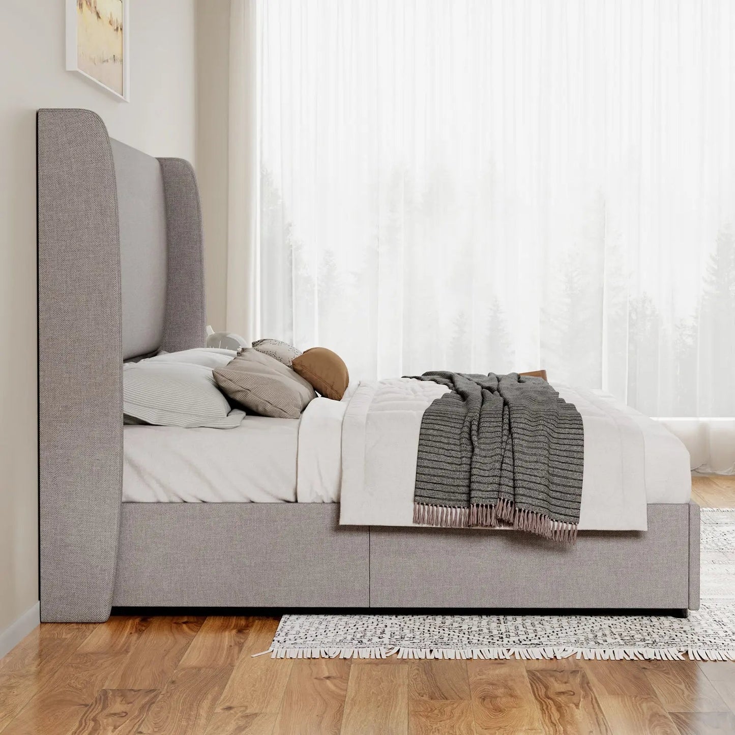 Slate Lift Storage Bed