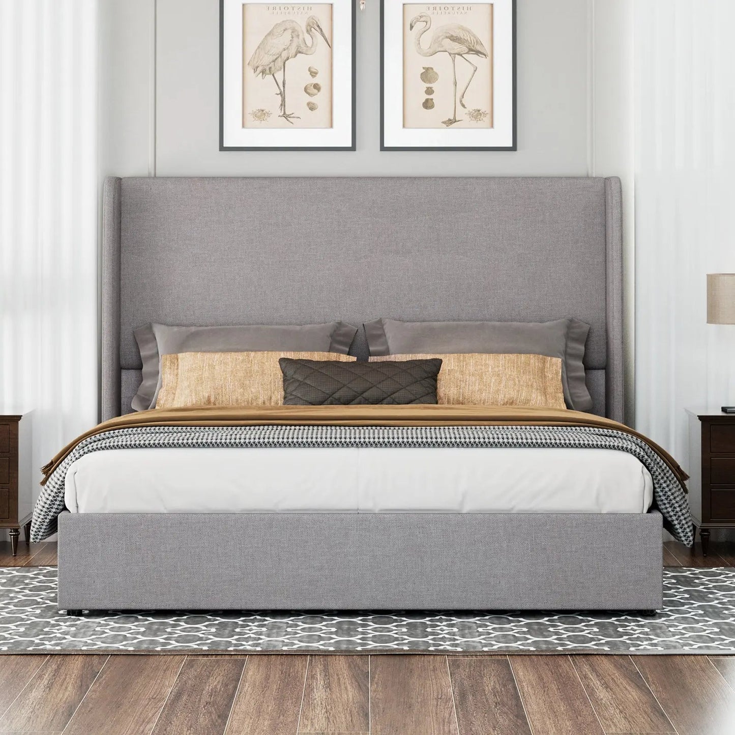 Slate Lift Storage Bed