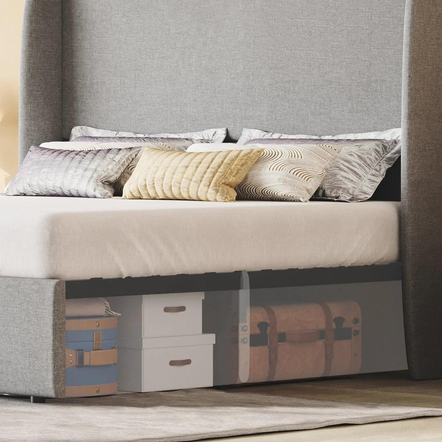 Slate Lift Storage Bed