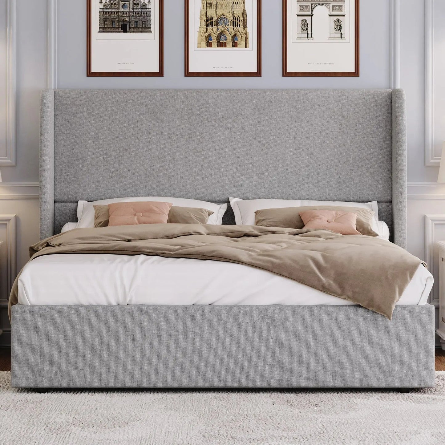 Slate Lift Storage Bed