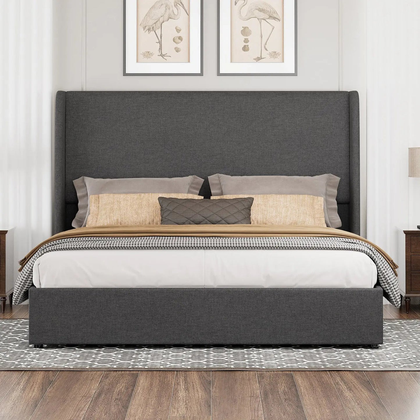 Slate Lift Storage Bed