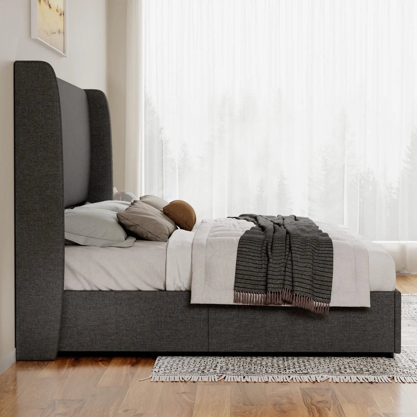 Slate Lift Storage Bed