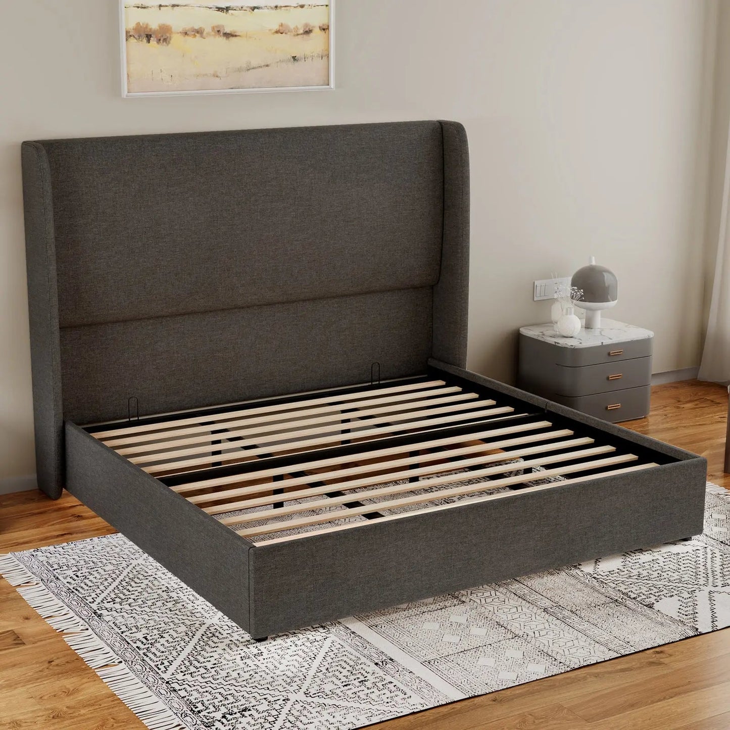 Slate Lift Storage Bed