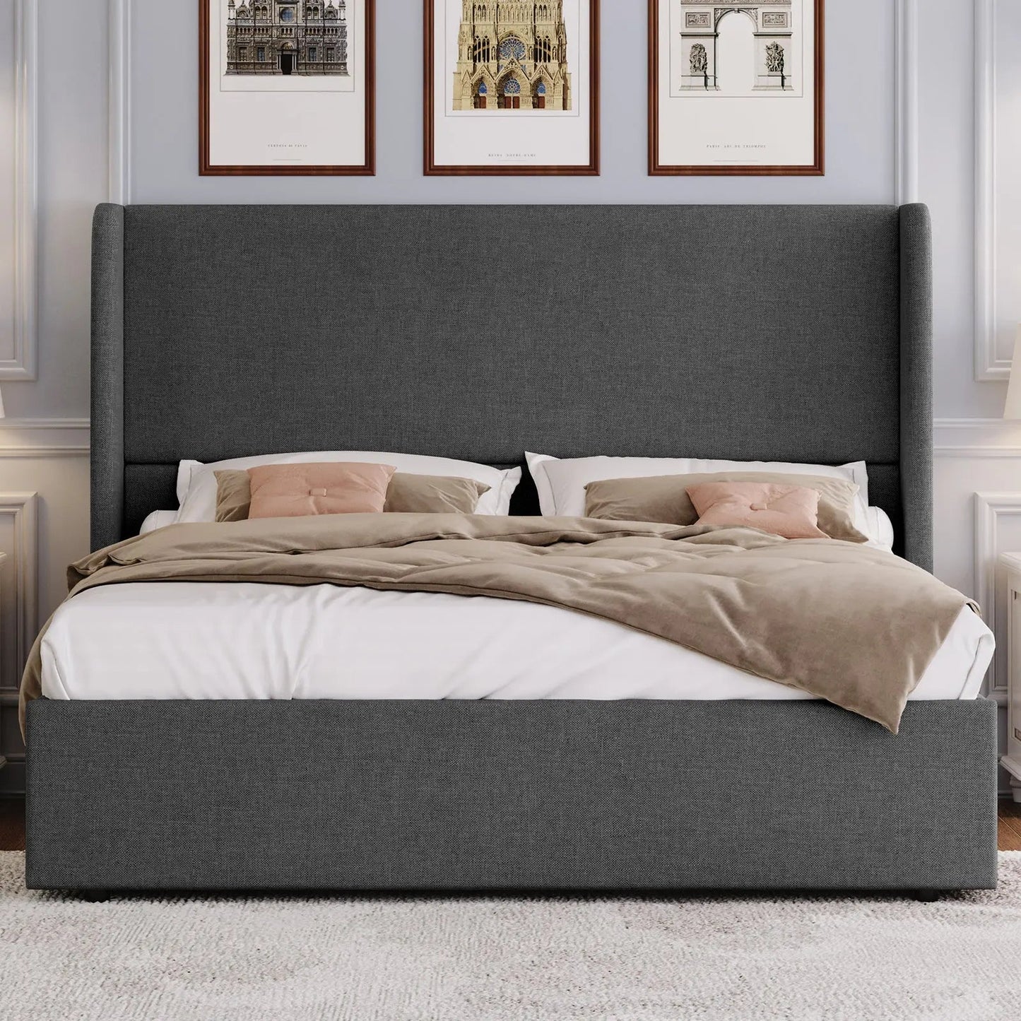 Slate Lift Storage Bed