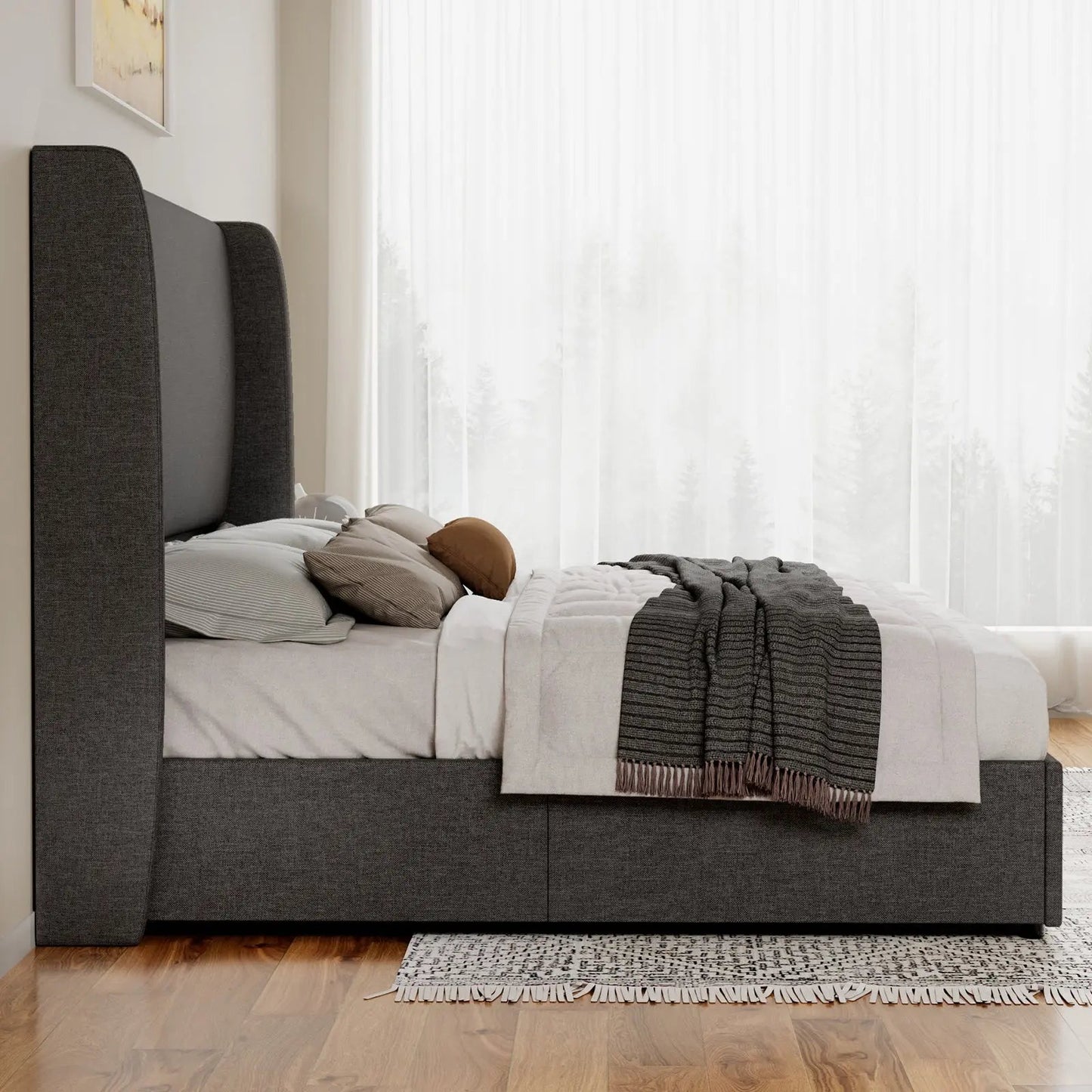 Slate Lift Storage Bed