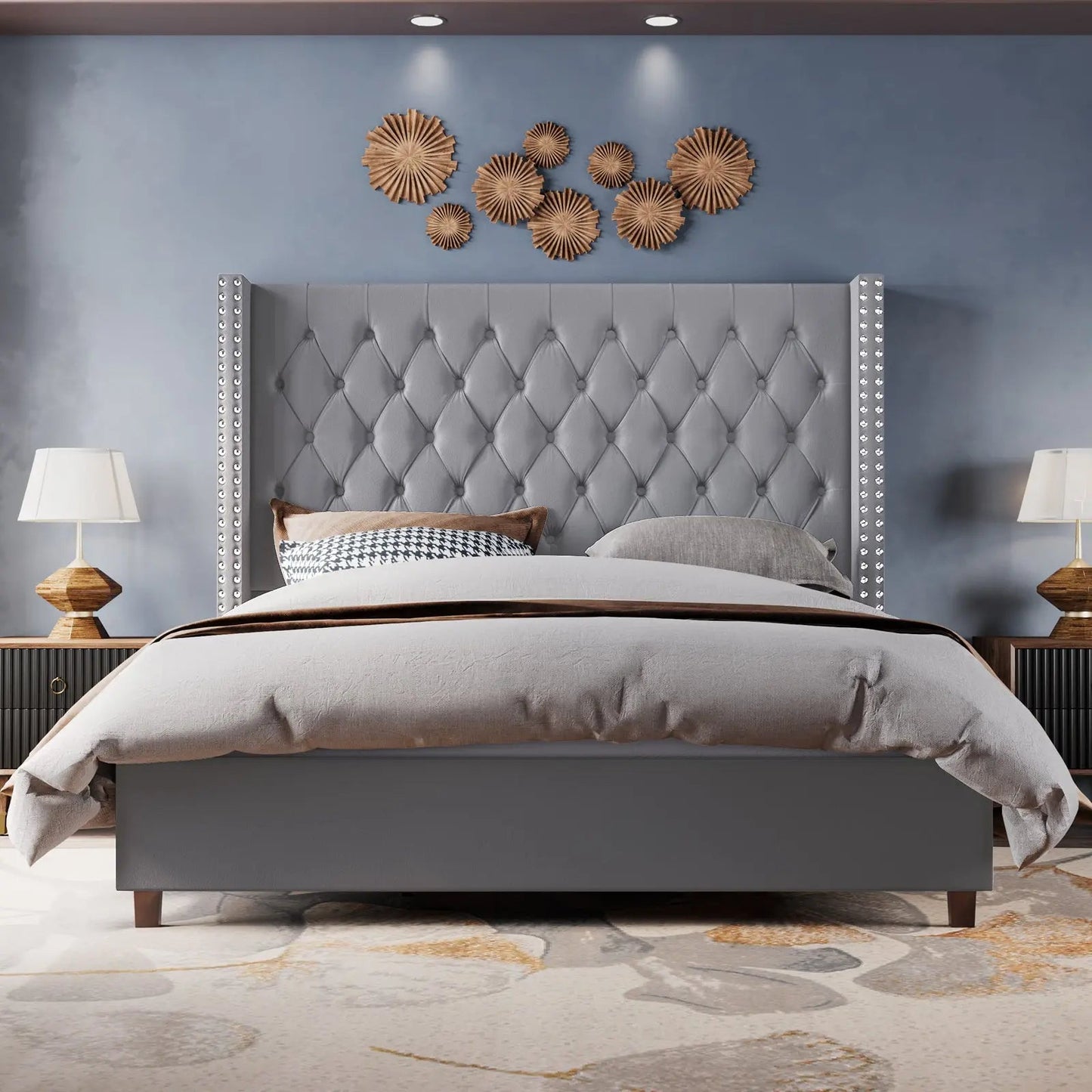 Farfalle 61.4" Bed Frame
