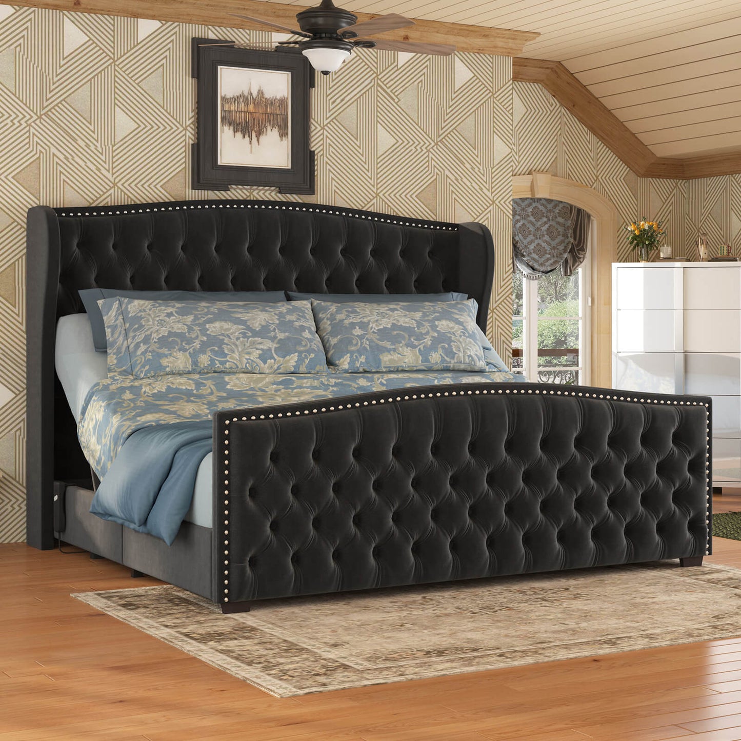 Astoria 51”H Adjustable Bed Frame