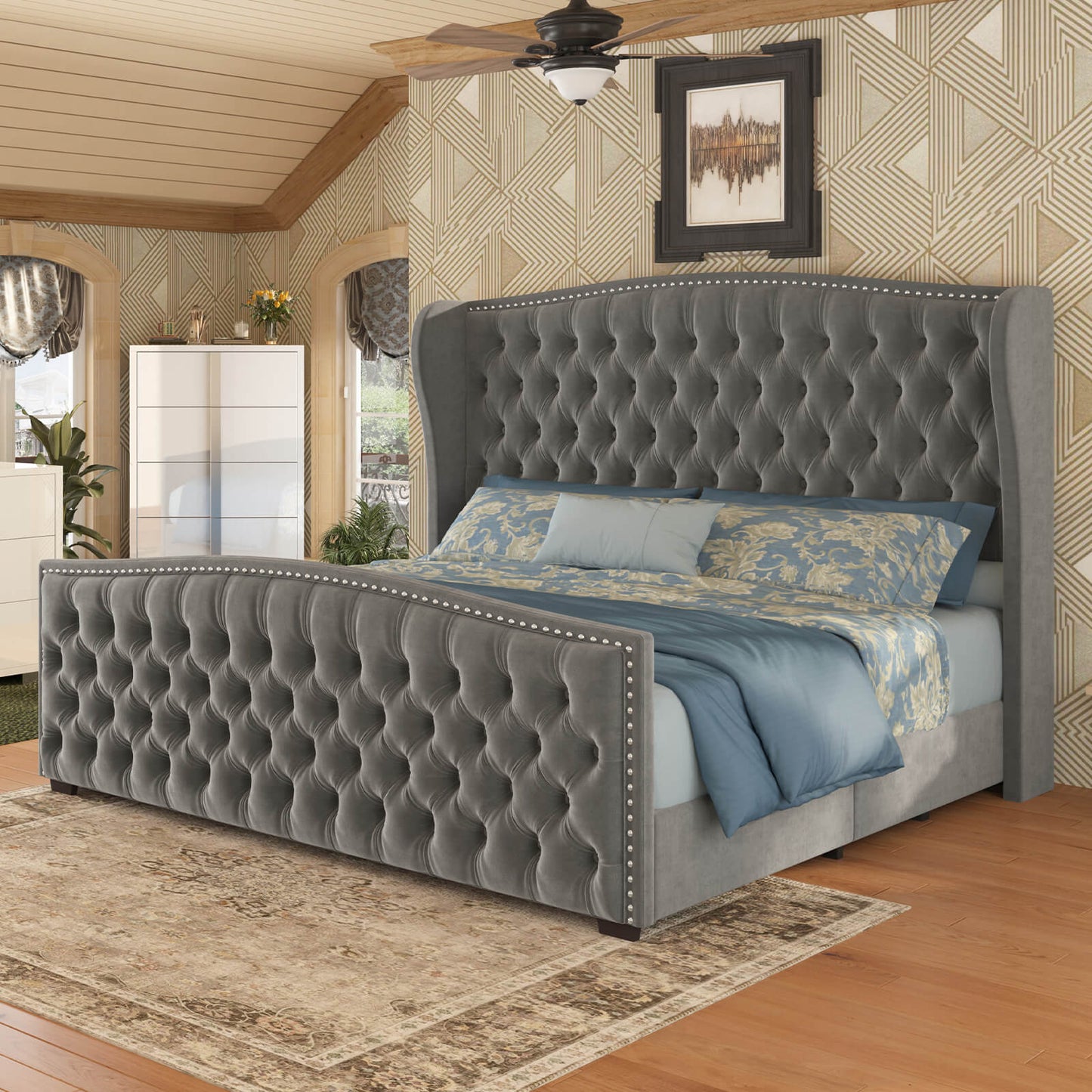 Astoria 51”H Adjustable Bed Frame