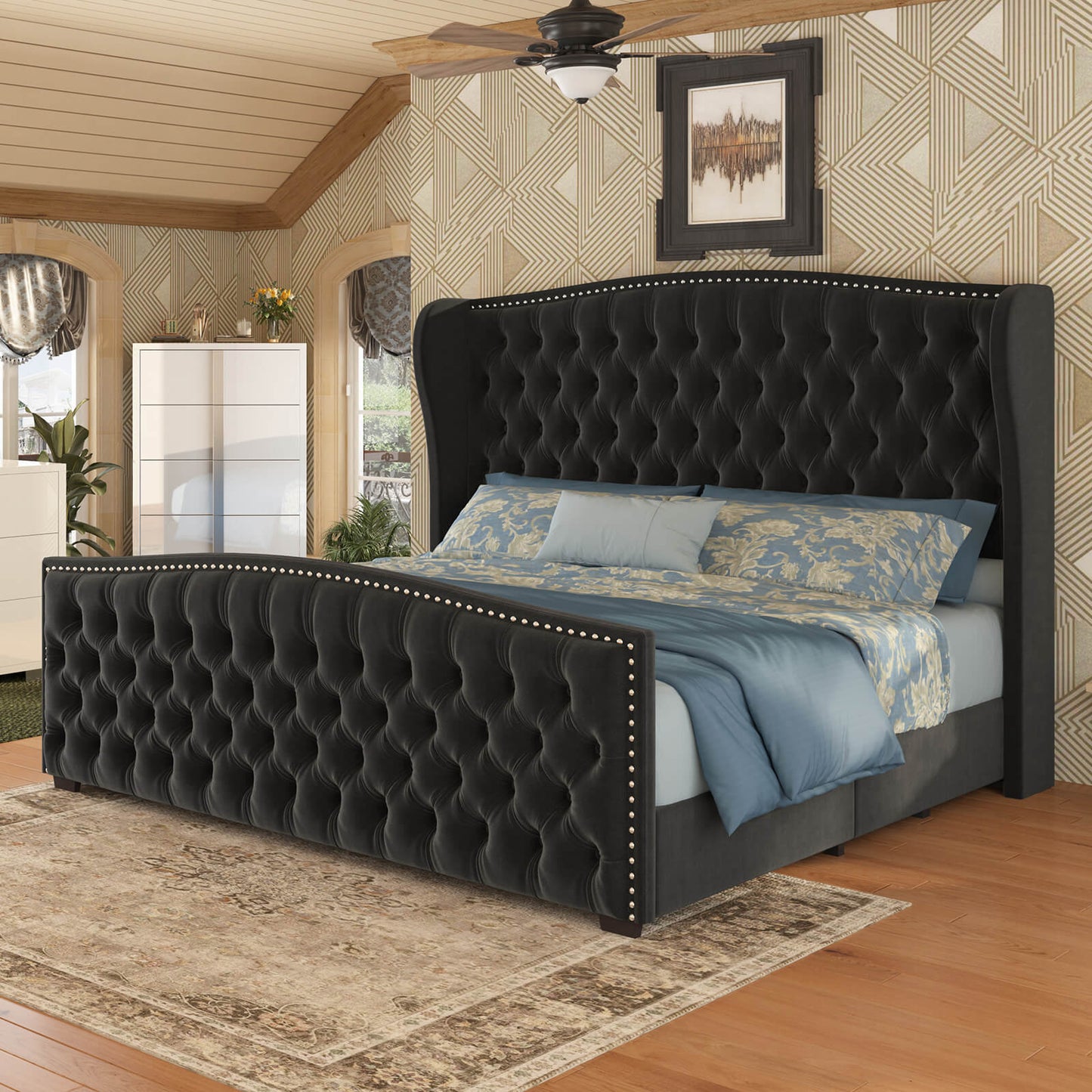 Astoria 51”H Adjustable Bed Frame