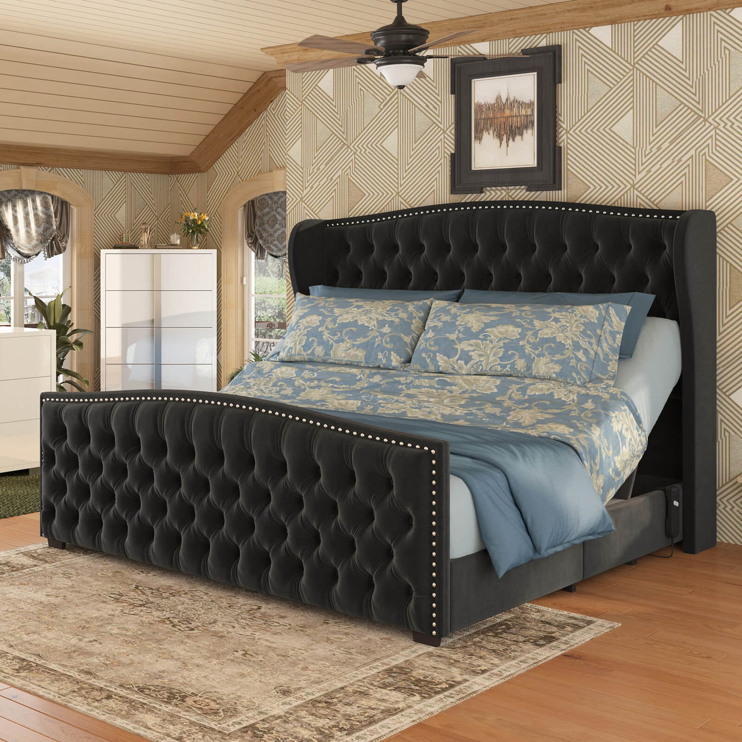 Astoria 51”H Adjustable Bed Frame