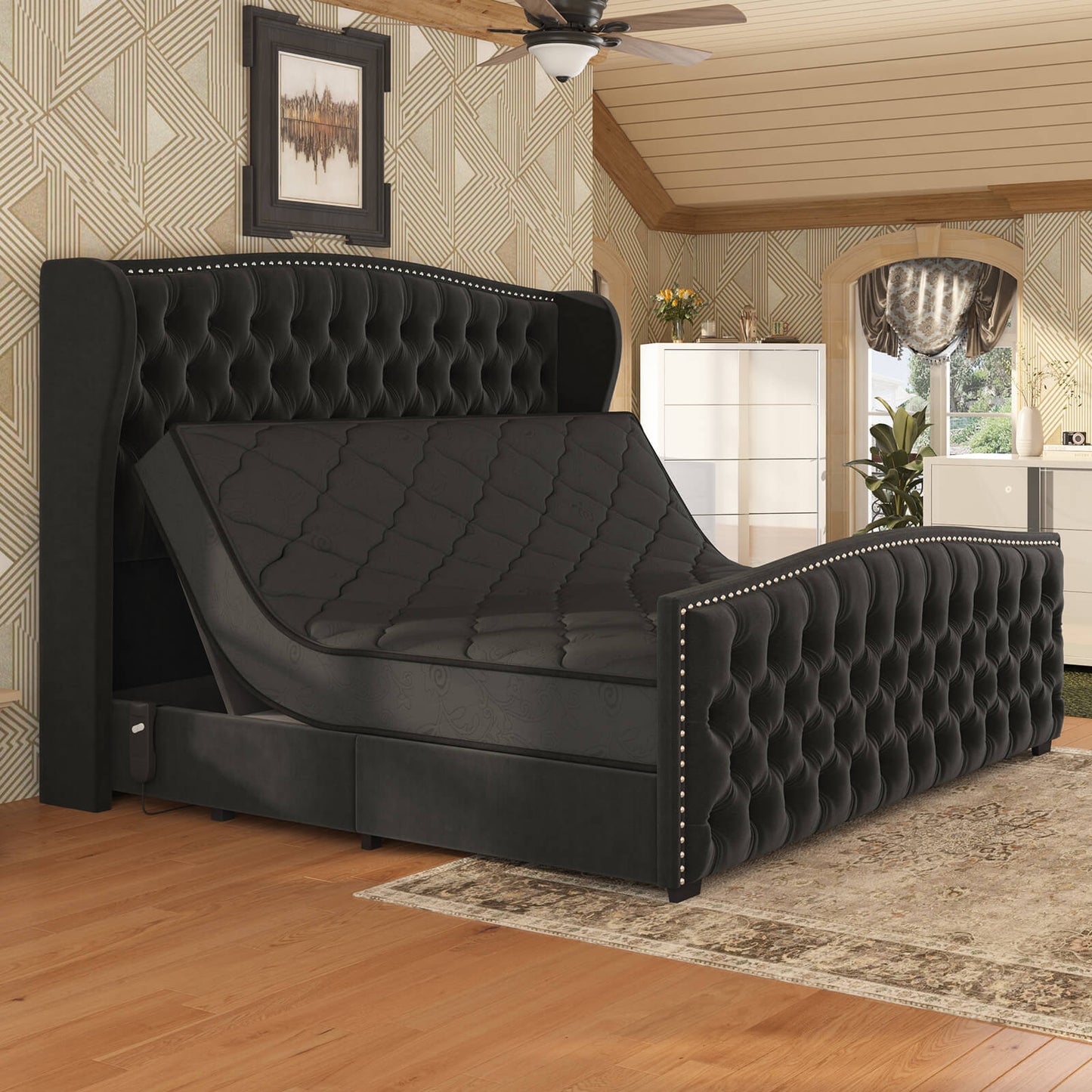 Astoria 51”H Adjustable Bed Frame