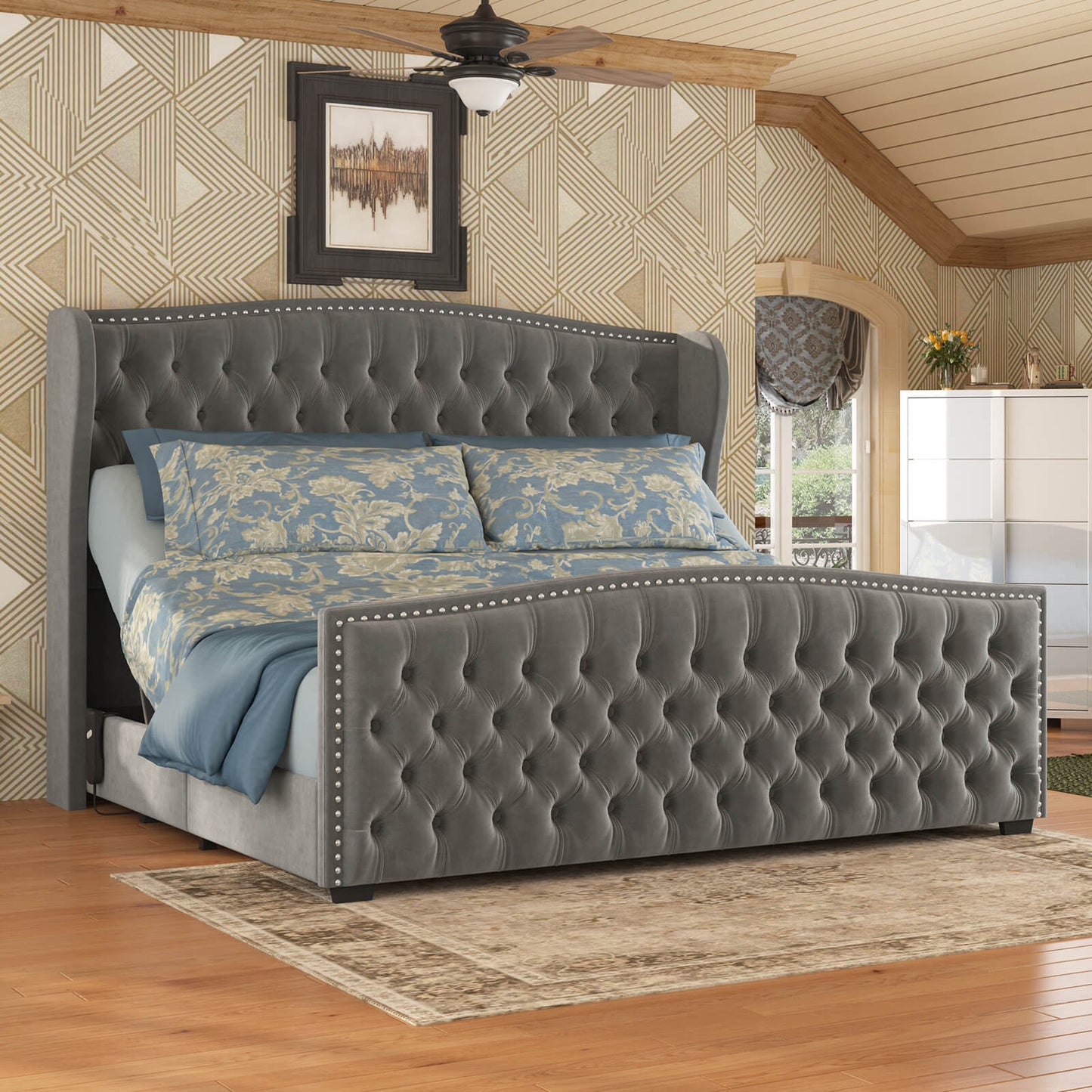 Astoria 51”H Adjustable Bed Frame