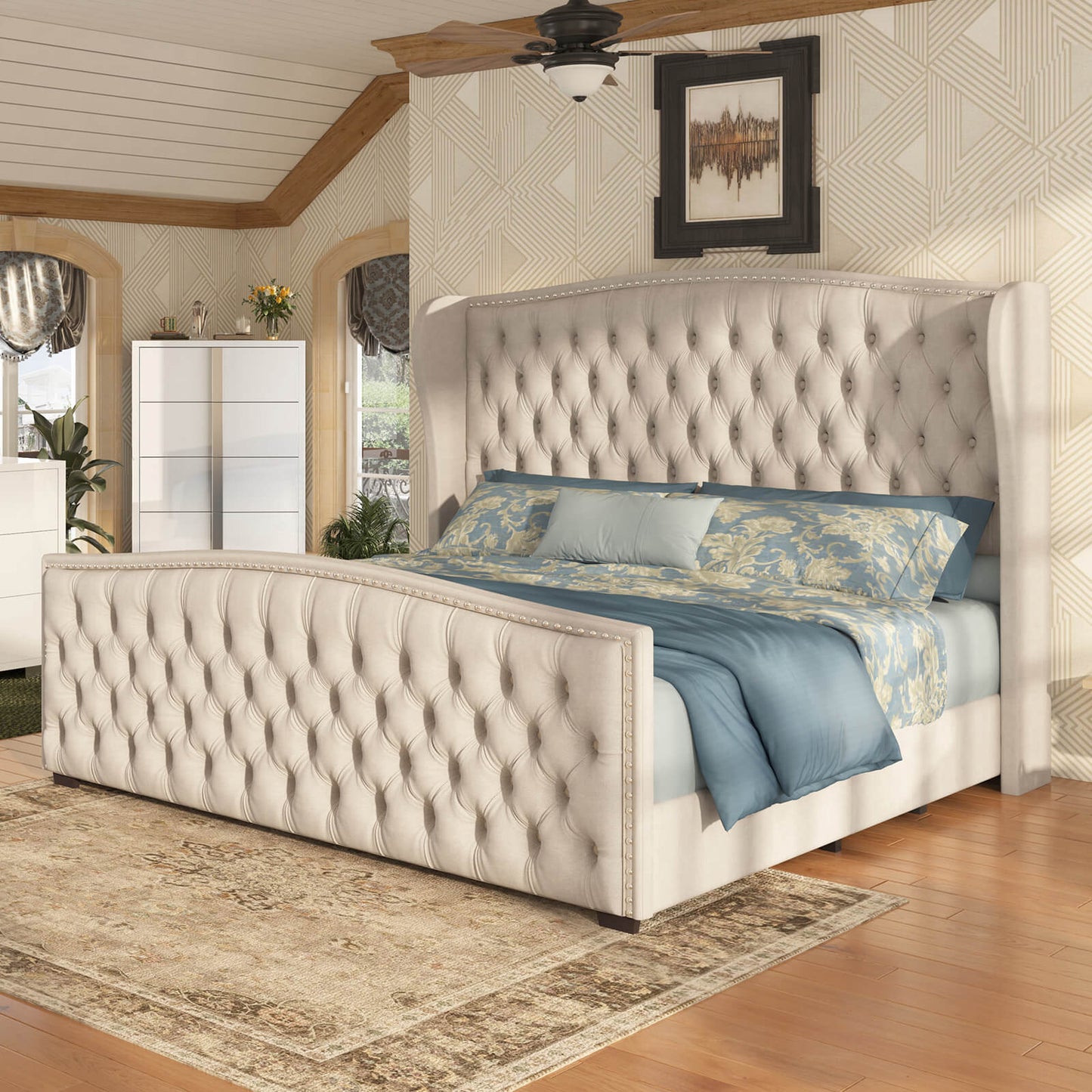Astoria 51”H Adjustable Bed Frame