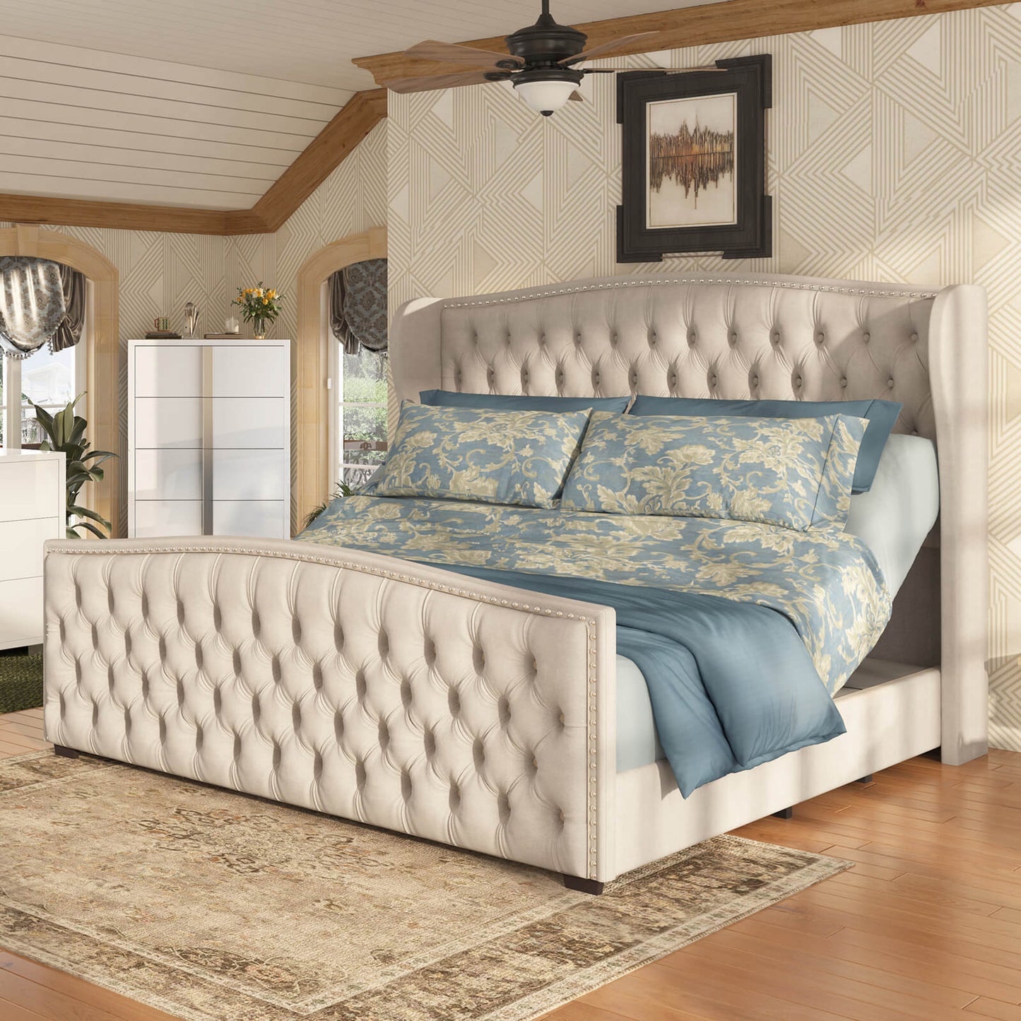 Astoria 51”H Adjustable Bed Frame