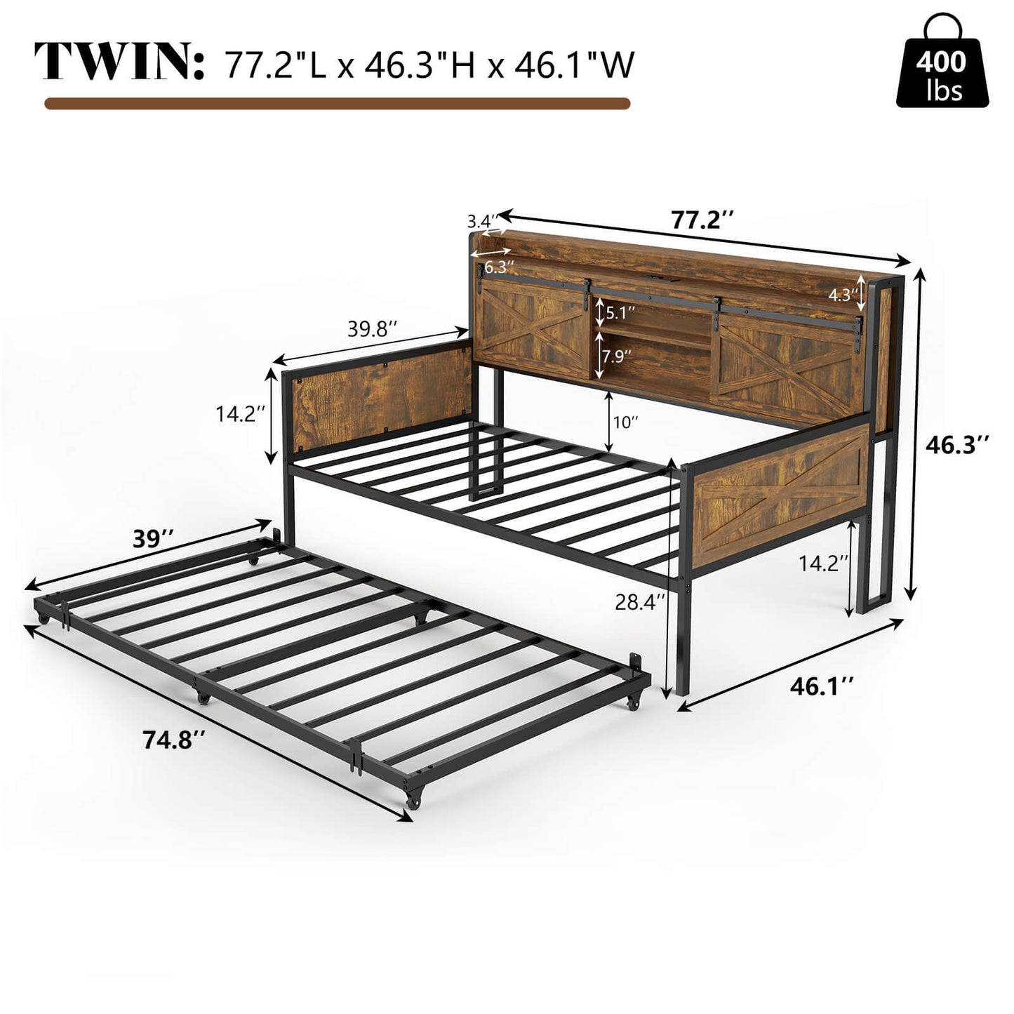 Harlow Twin Daybed