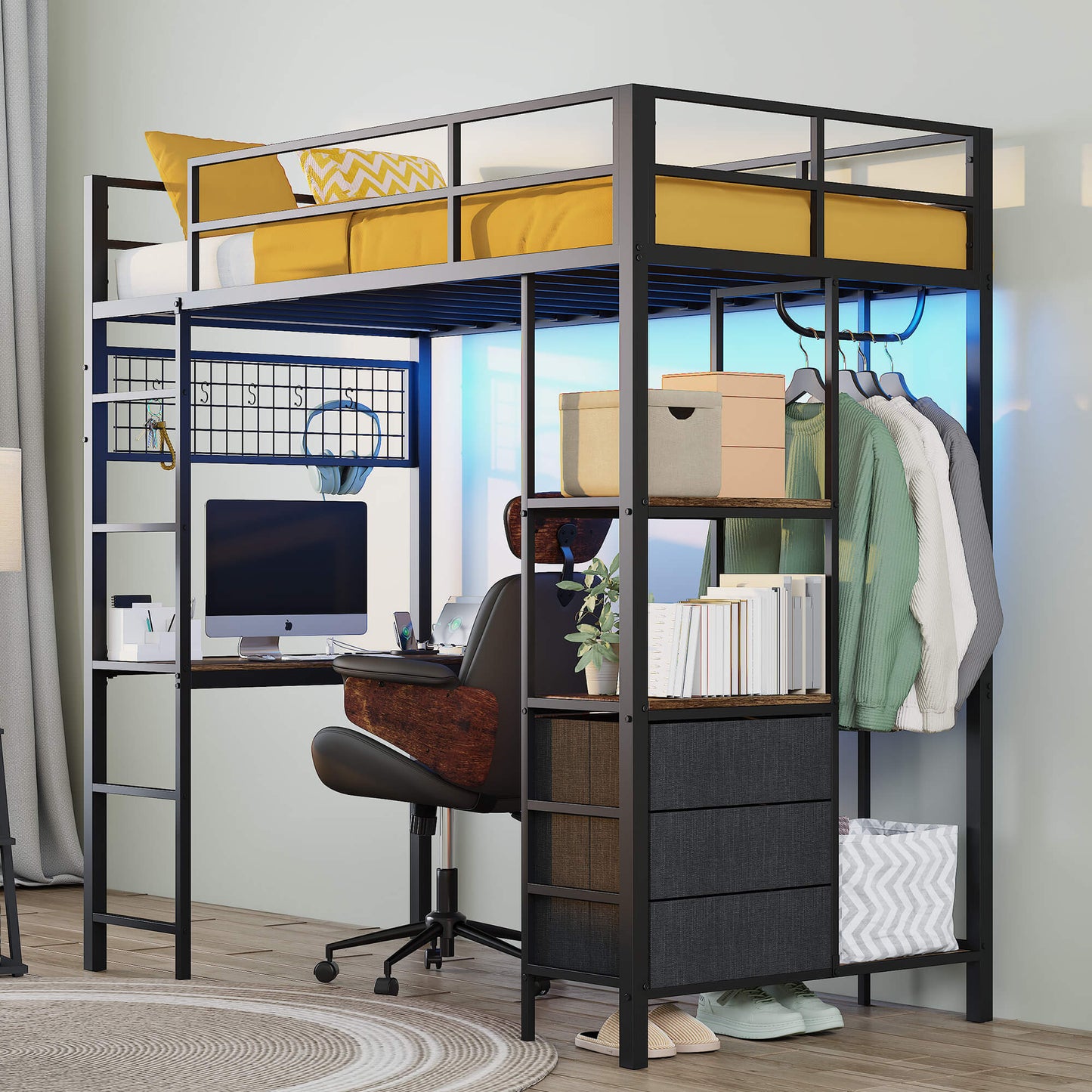 Lofton Twin Loft Bed