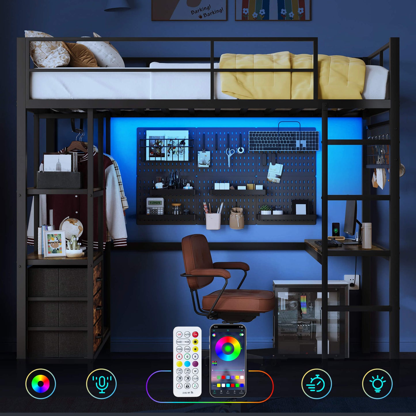 Lofton Twin Loft Bed