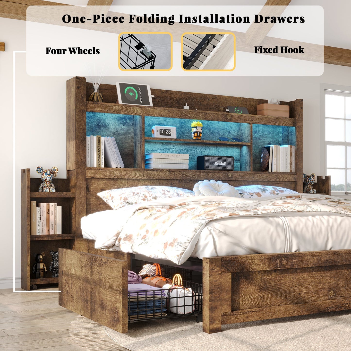 Cael Storage Bed Frame