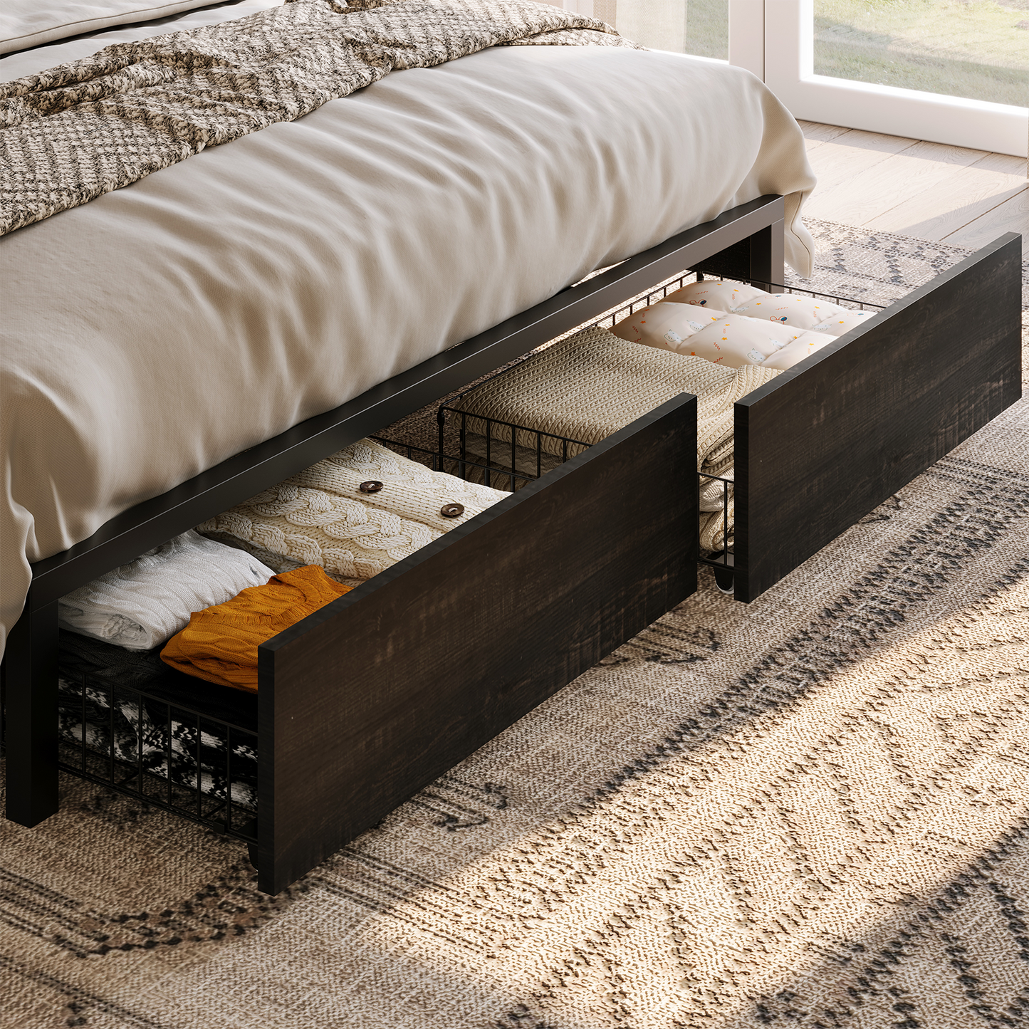 Huxley 47.2"H Storage Bed Frame