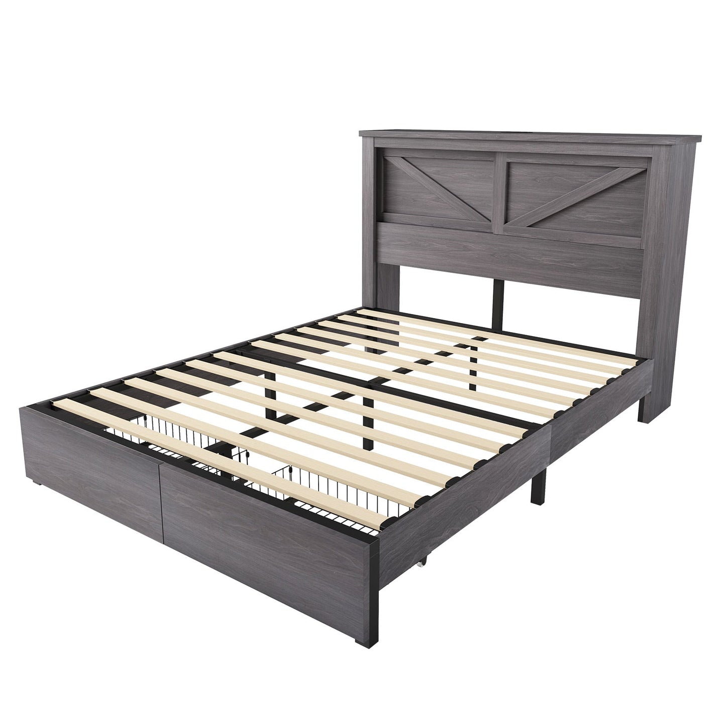 Huxley 47.2"H Storage Bed Frame