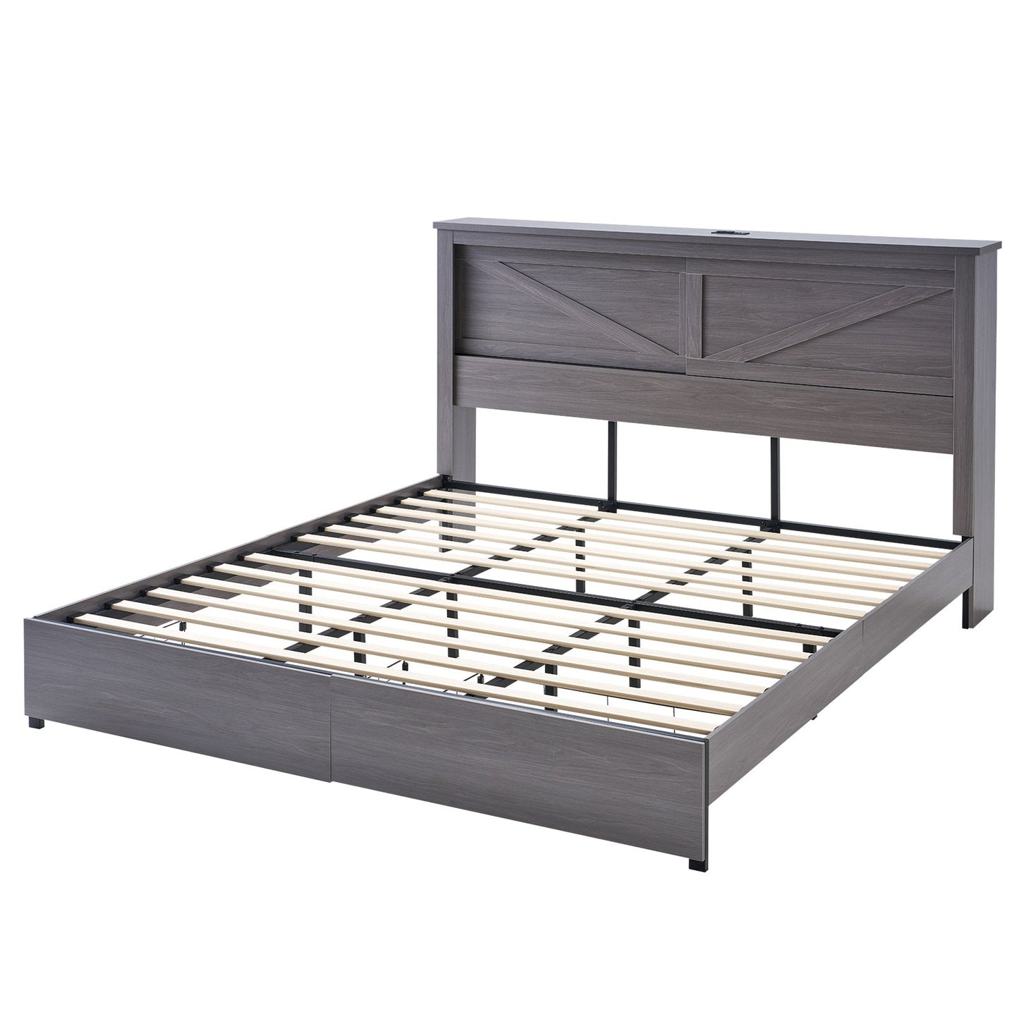 Huxley 47.2"H Storage Bed Frame