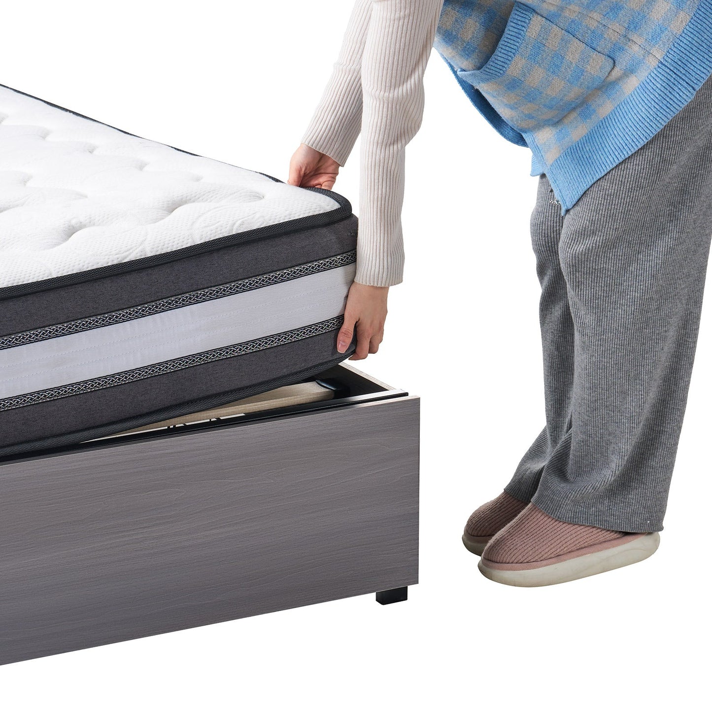 Huxley 47.2"H Storage Bed Frame
