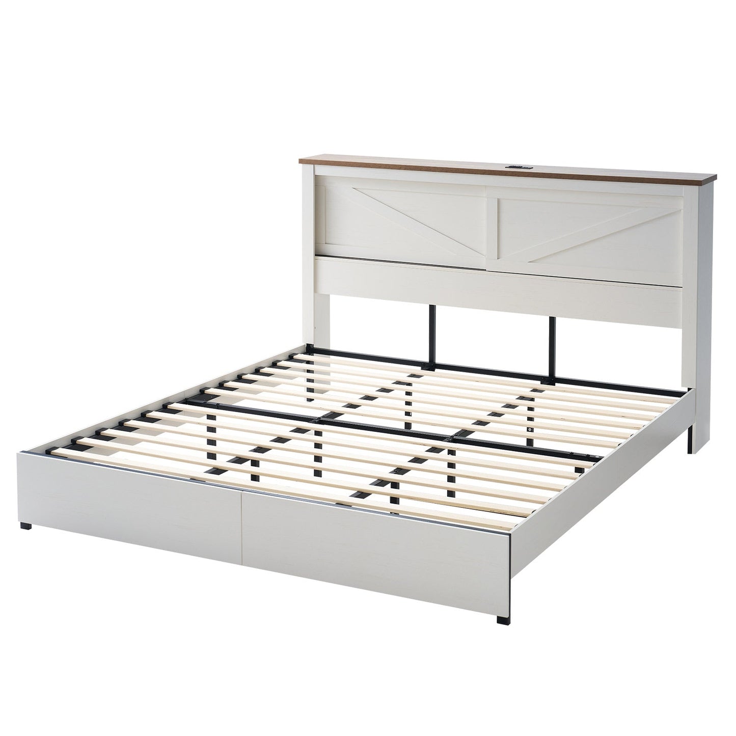 Huxley 47.2"H Storage Bed Frame