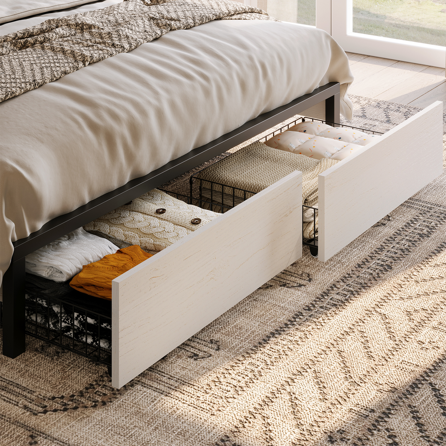 Huxley 47.2"H Storage Bed Frame