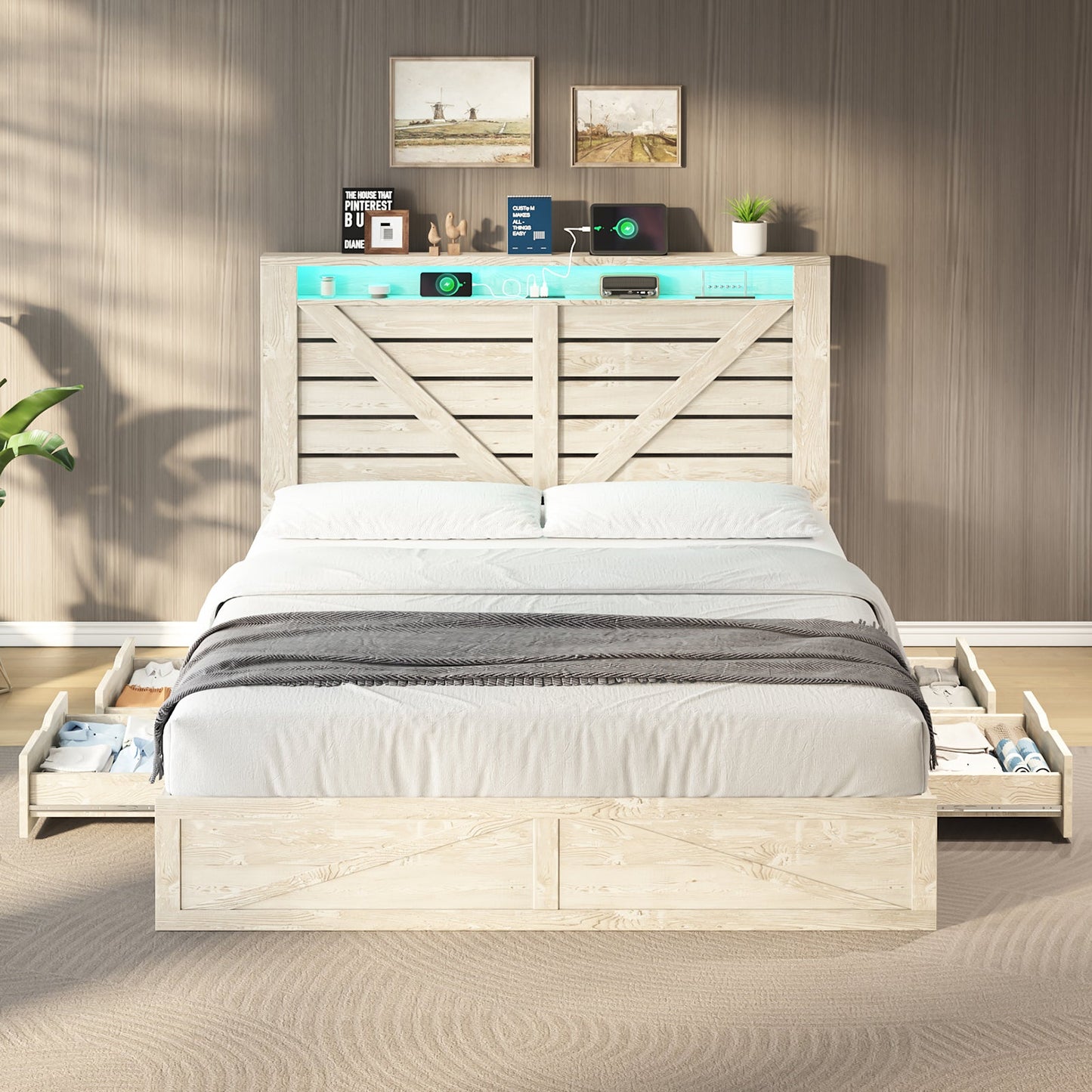 Ruston Storage Bed Frame