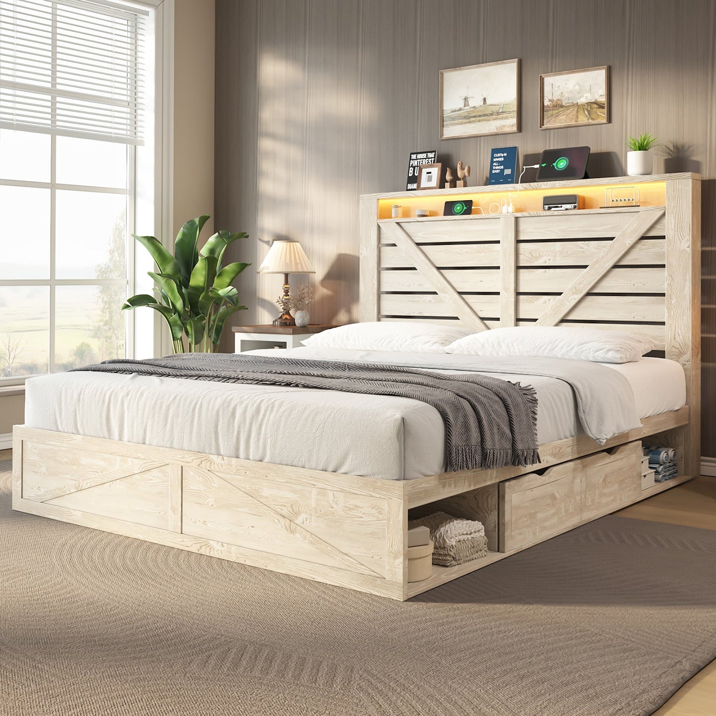 Ruston Storage Bed Frame