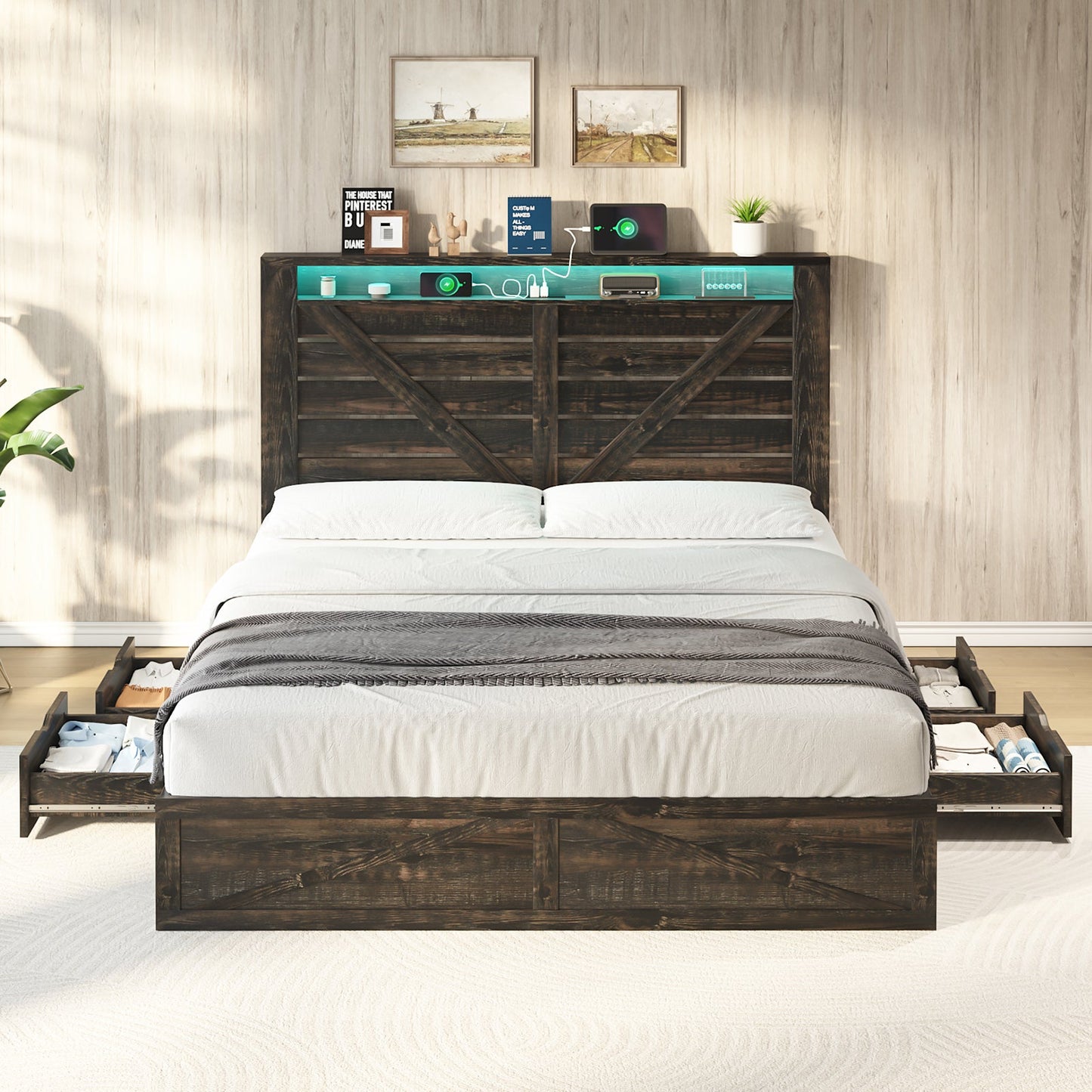 Ruston Storage Bed Frame