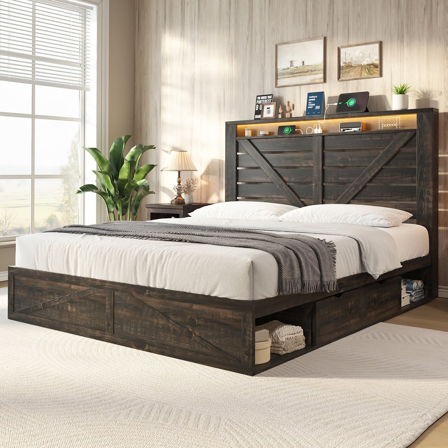 Ruston Storage Bed Frame