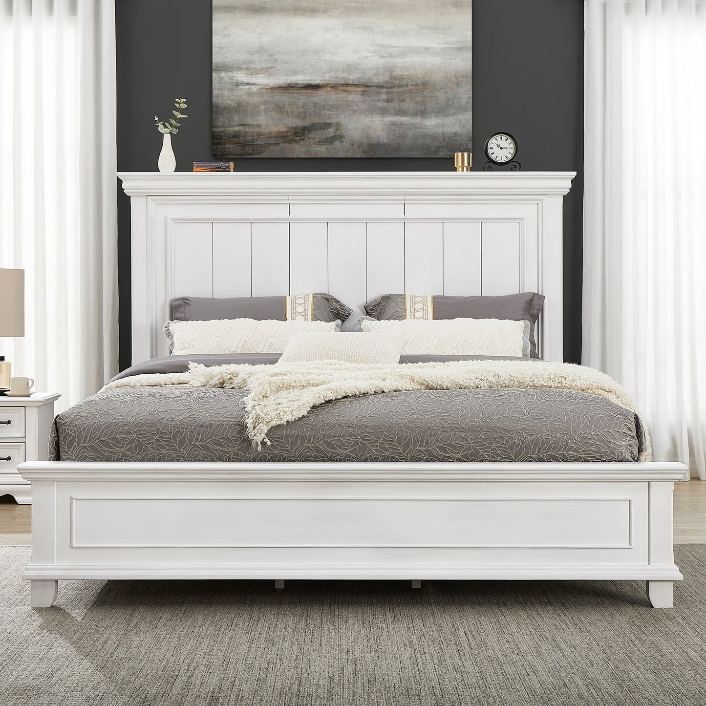 Darcy Solid Wood Bed Frame