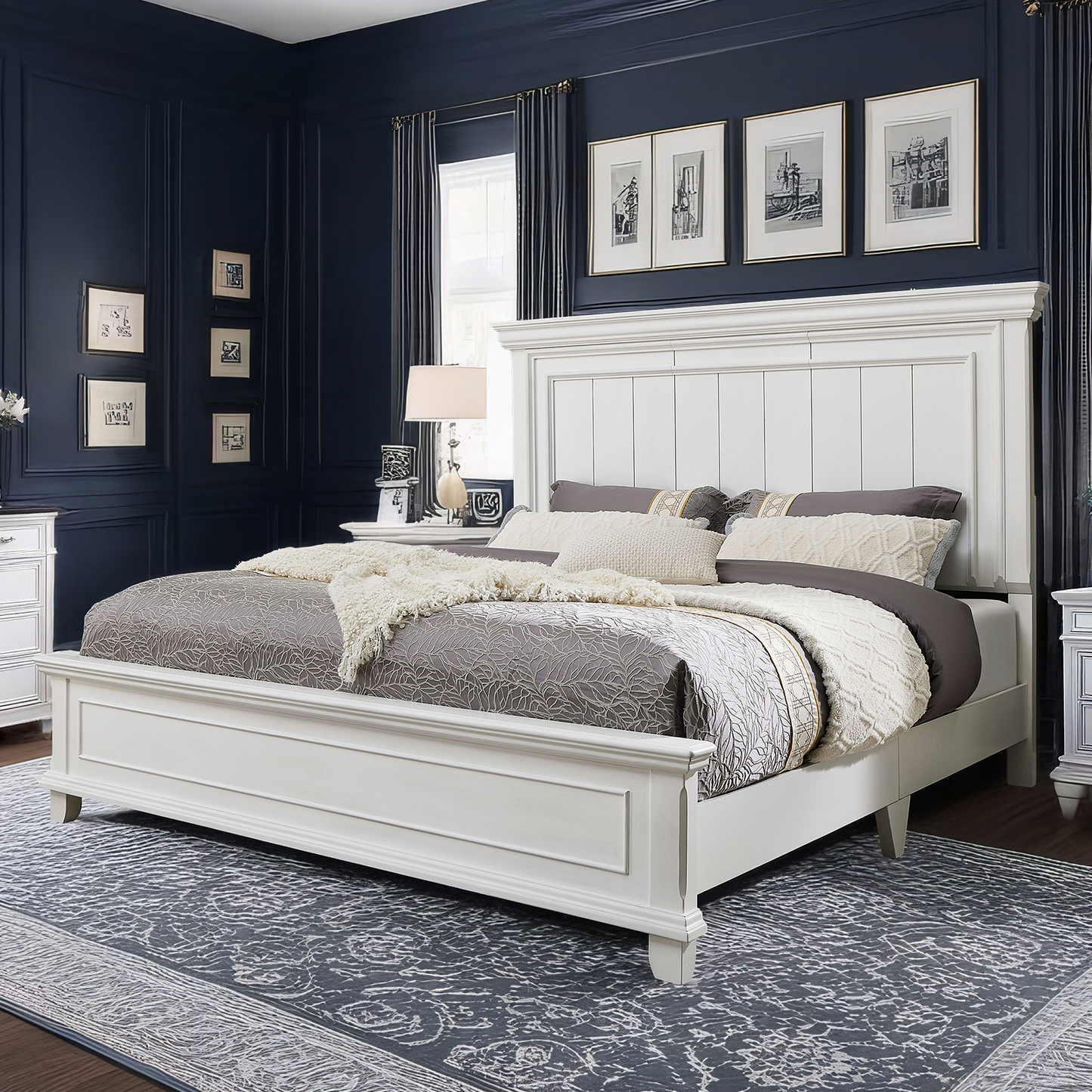 Darcy Solid Wood Bed Frame
