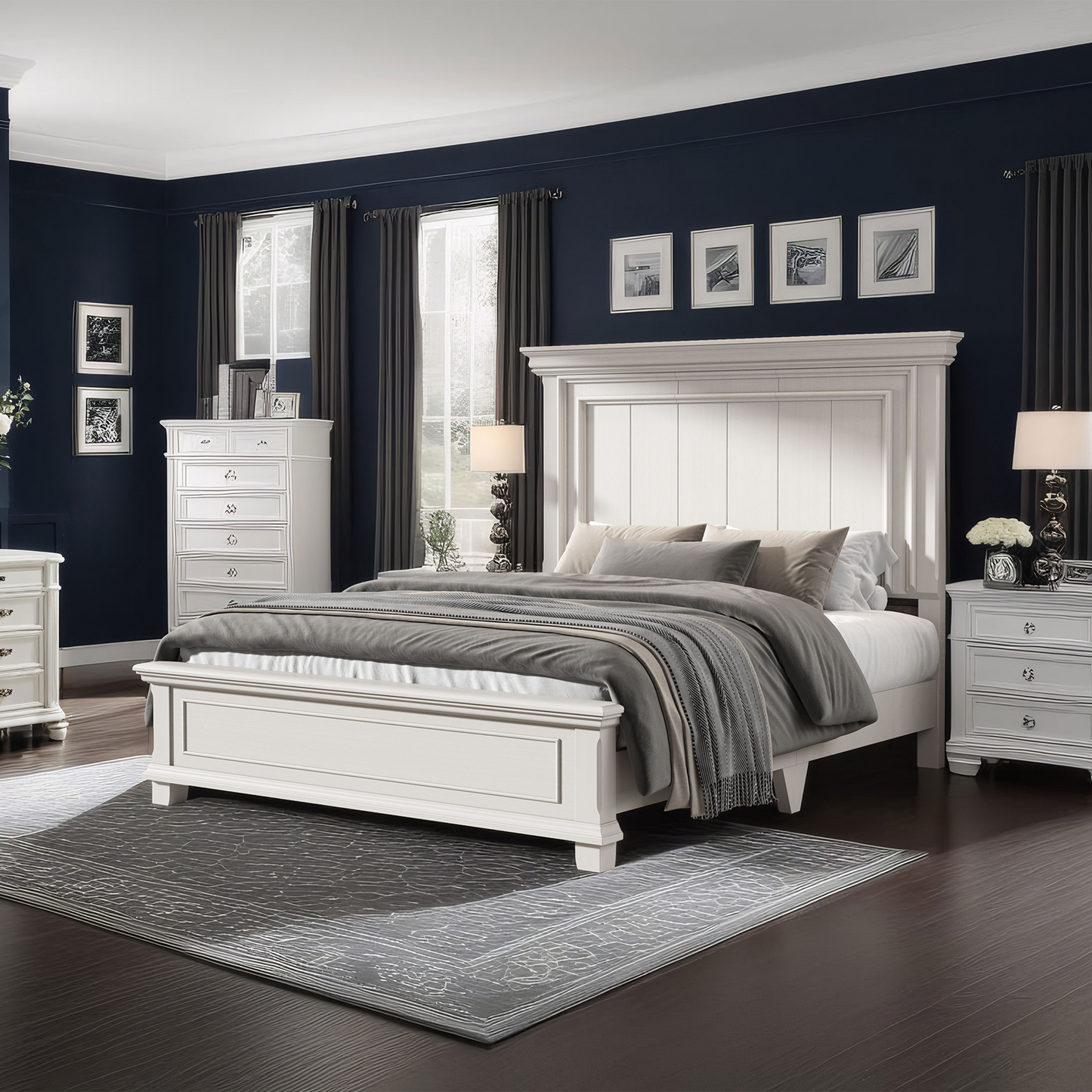 Darcy Solid Wood Bed Frame
