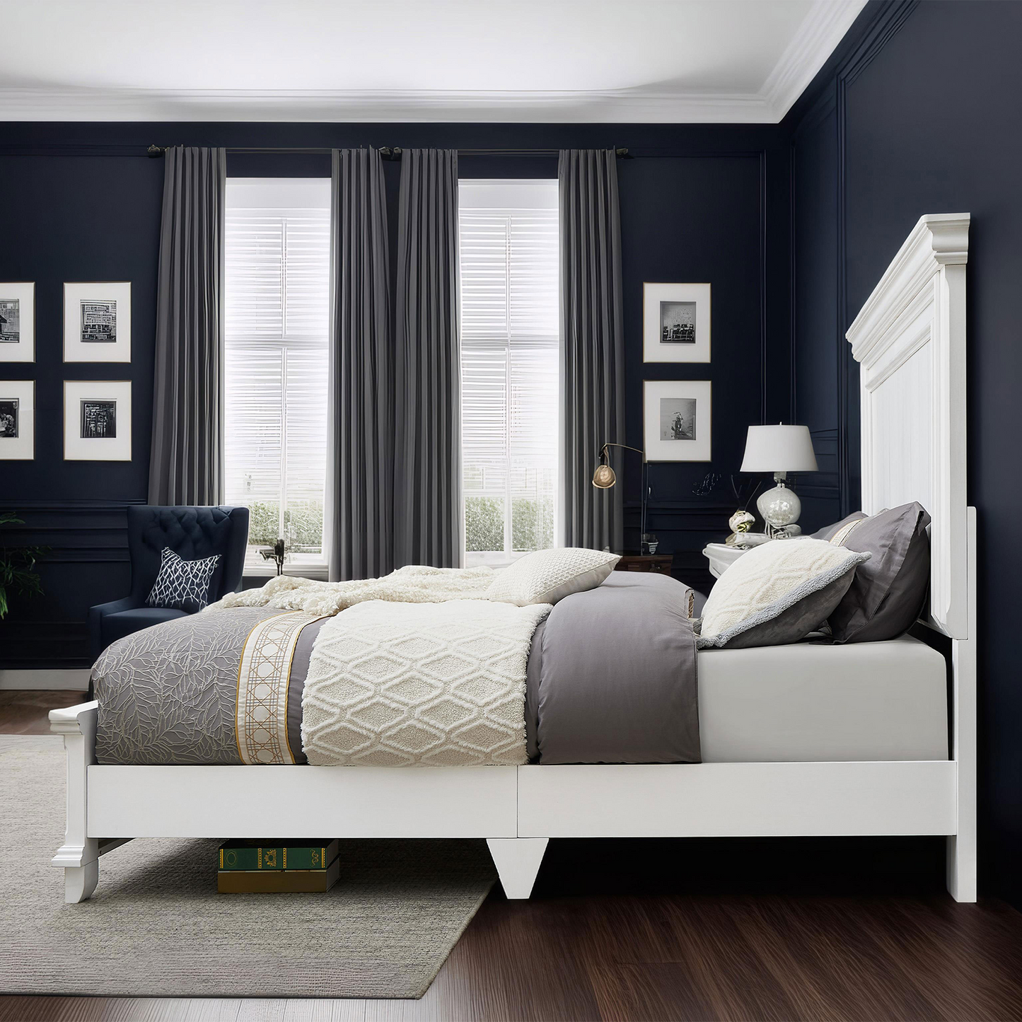 Darcy Solid Wood Bed Frame