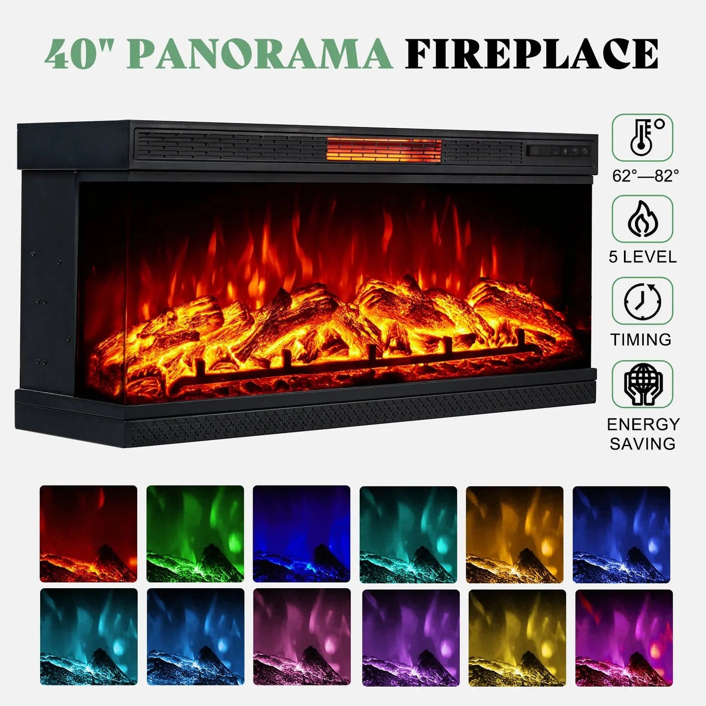 Panoply 75" Fireplace TV Stand