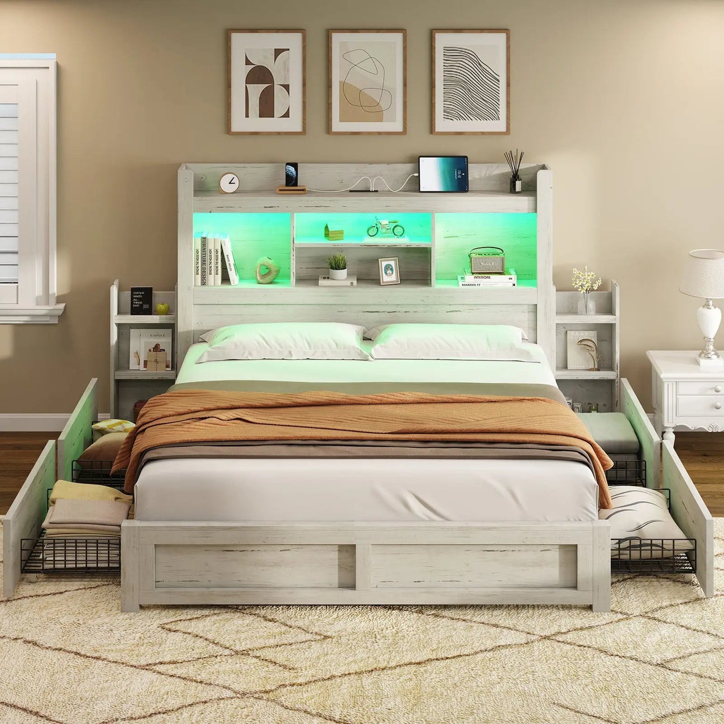 Cael Storage Bed Frame