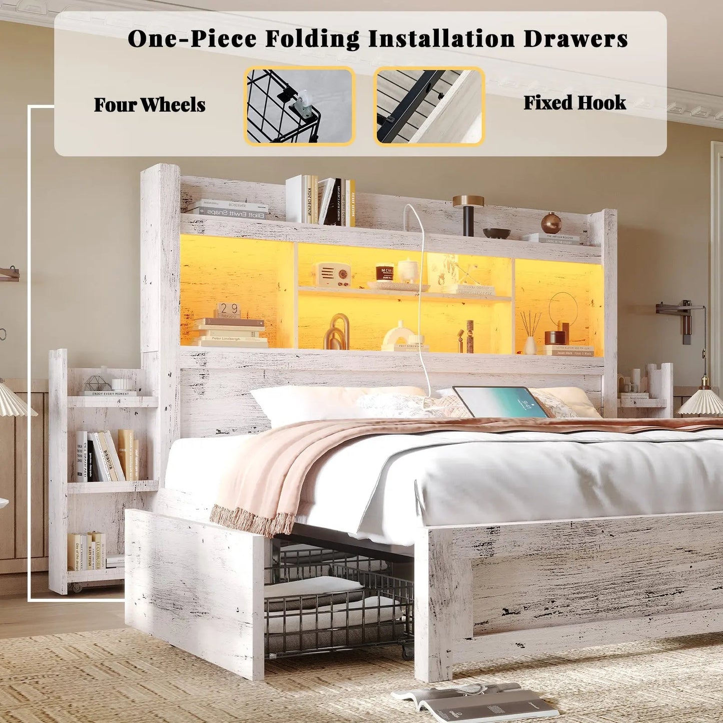 Cael Storage Bed Frame