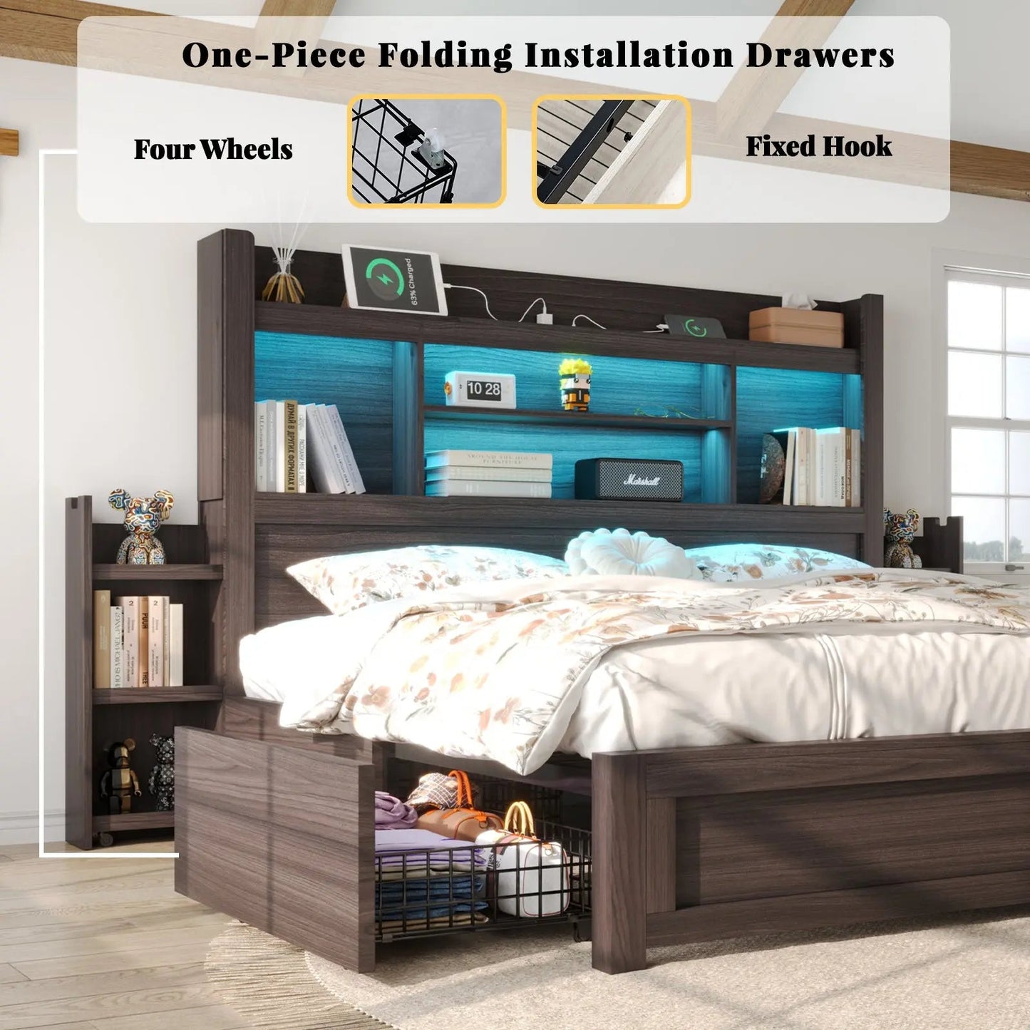 Cael Storage Bed Frame